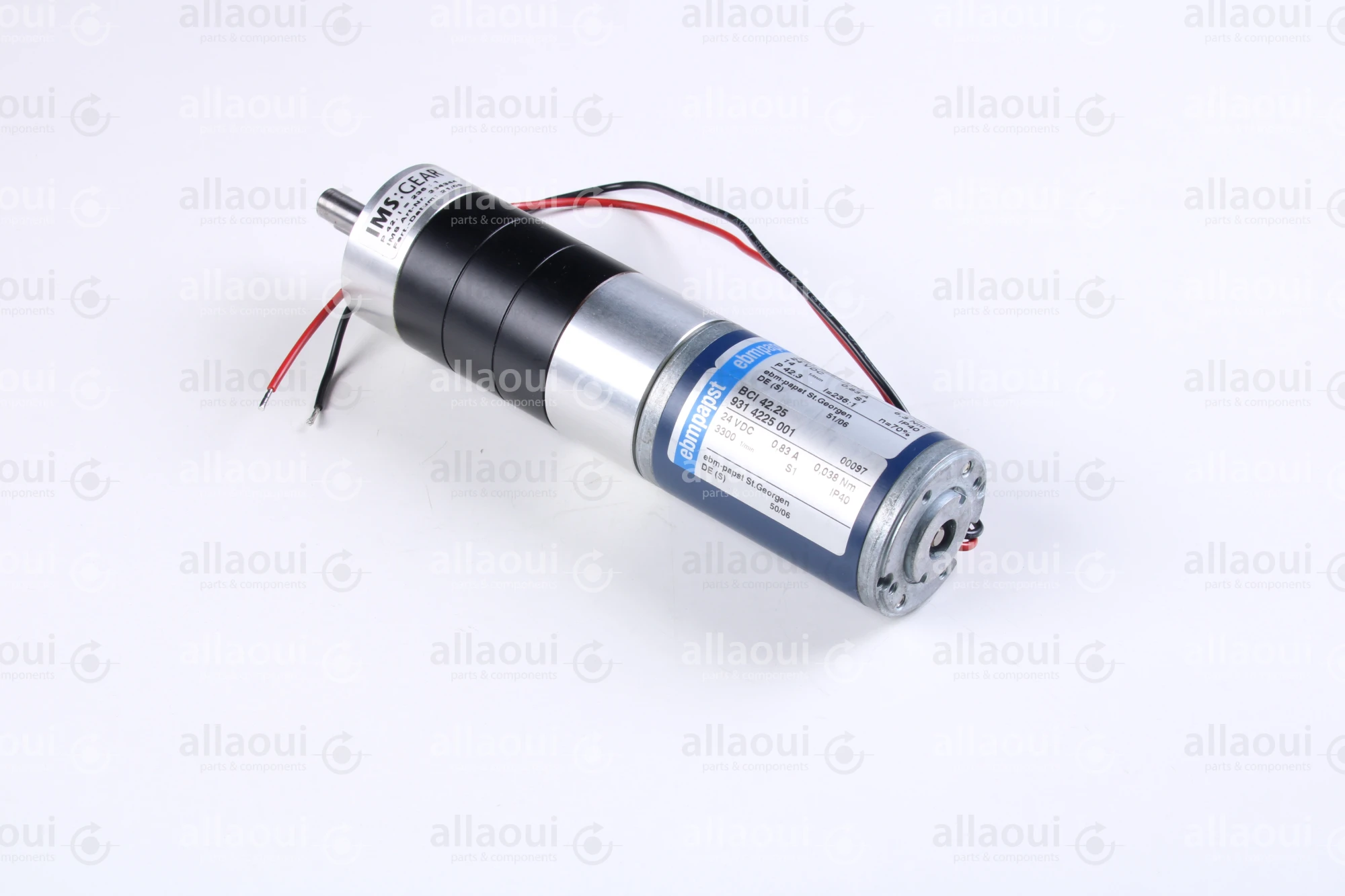EBM PAPST Geared motor 9414225160/9314225001 24 VDC BCI 42.25 EBM PAPST Geared motor 9414225160/9314225001 24 VDC BCI 42.25
