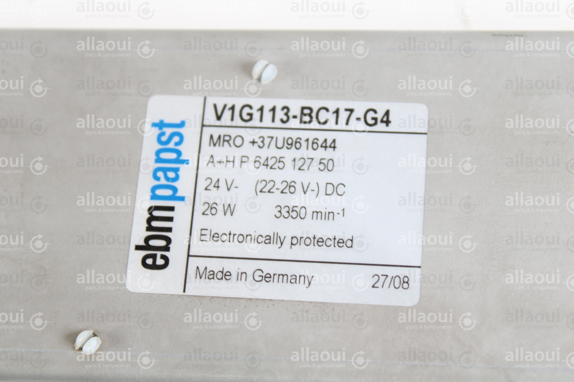 EBM PAPST EBM Papst Axial Fan Set V1G113-BC17-G4 EBM PAPST EBM Papst Axial Fan Set V1G113-BC17-G4