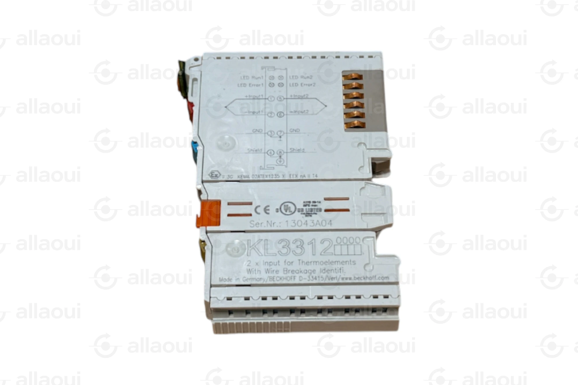Beckhoff Bus Terminal 2-channel Analog Input Temperature Thermocouple 16 Bit KL3312