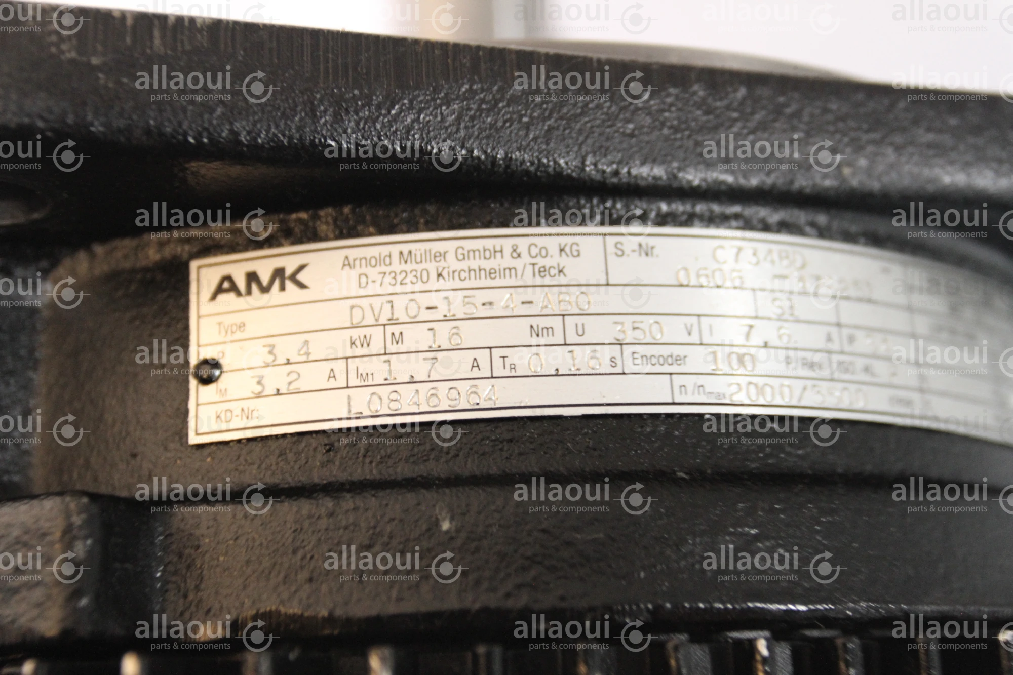AMK Servo Motor DV10-15-4-AB0 AMK Servo Motor DV10-15-4-AB0