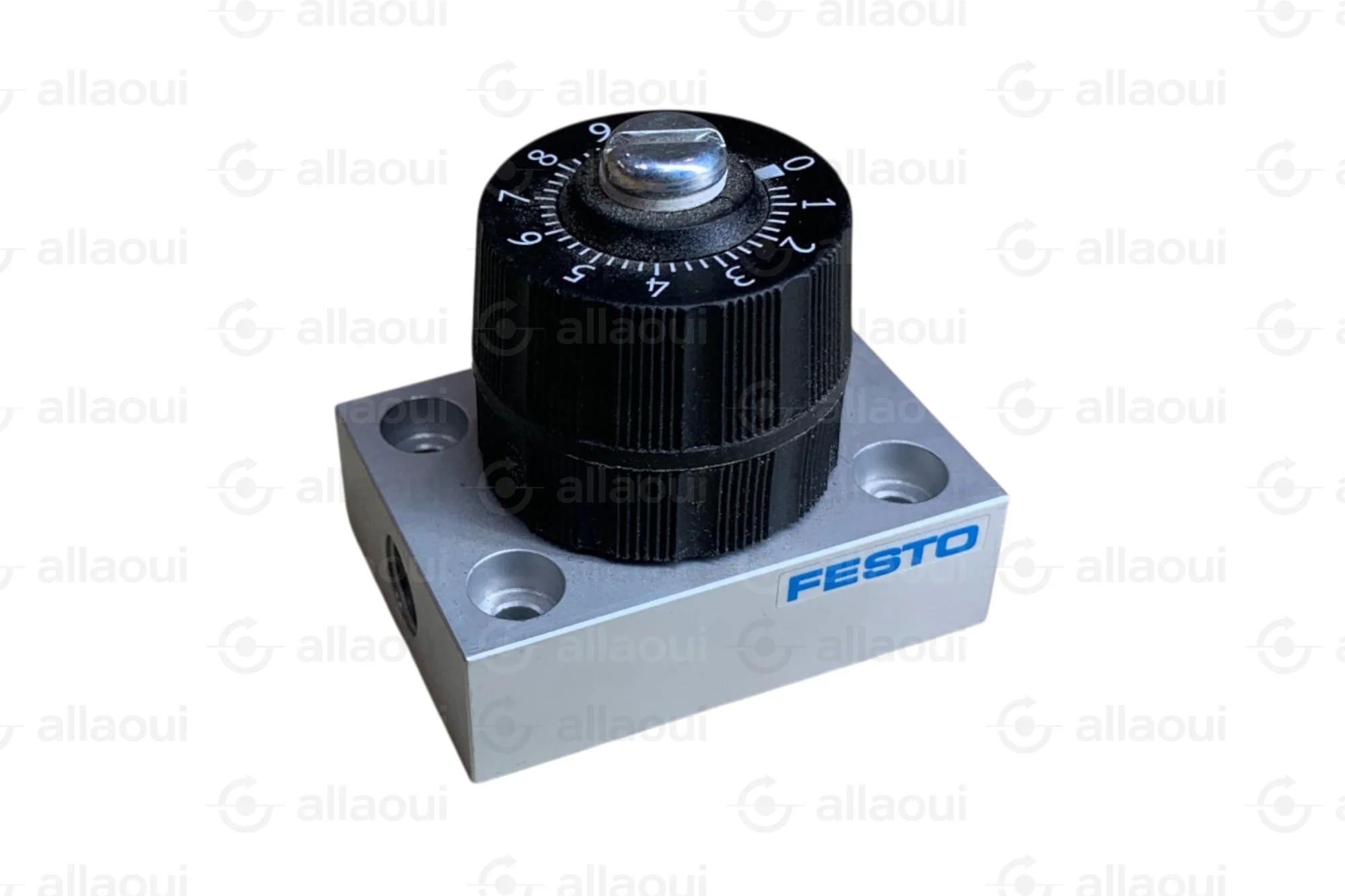 Festo Precision Flow Restrictor G1/8 Sub-Base Mount GRPO-160-1/8-AL