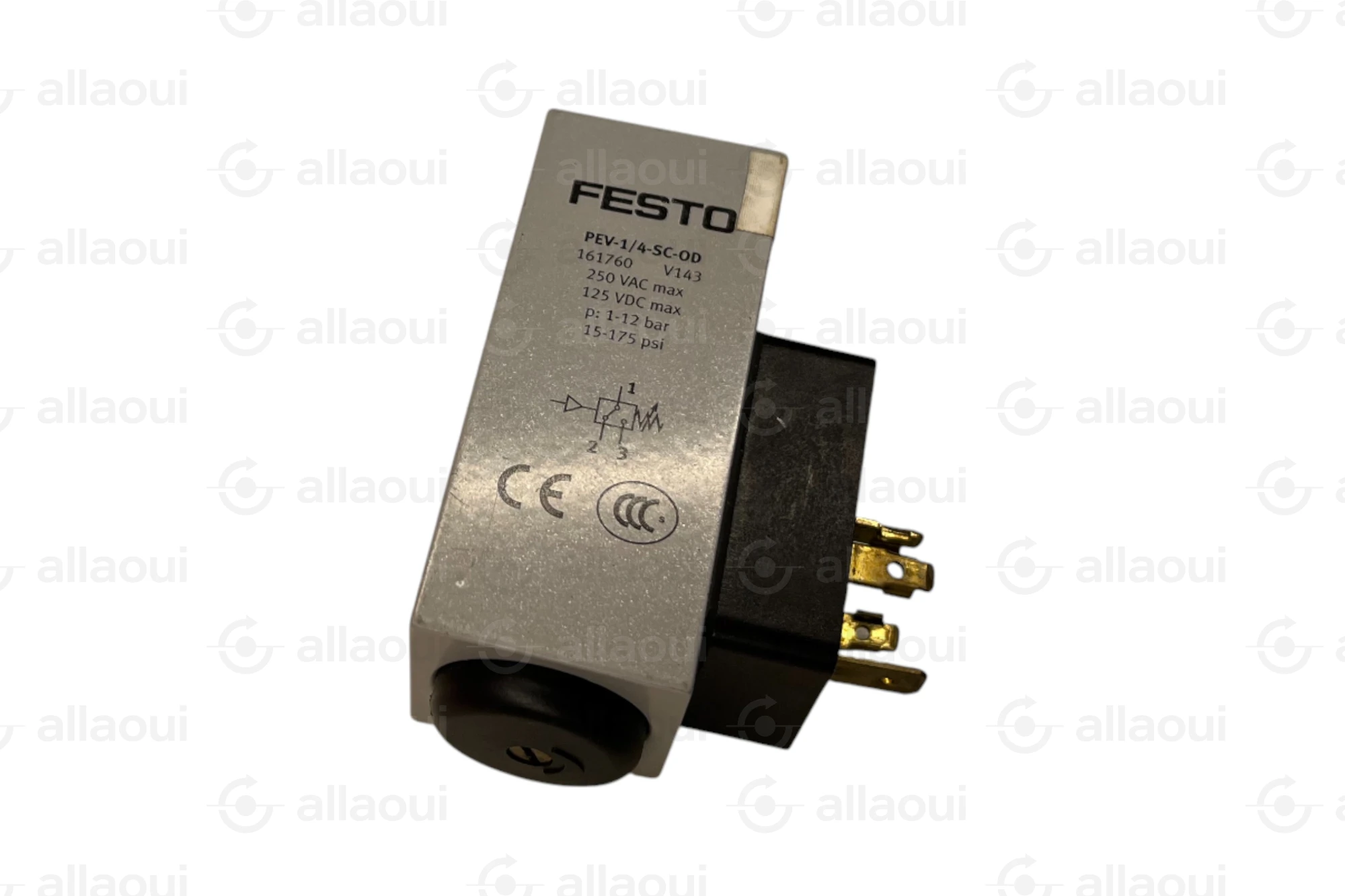 Festo Pressure Switch G 1/4 1bar to 12 bar PEV-1/4-SC-OD