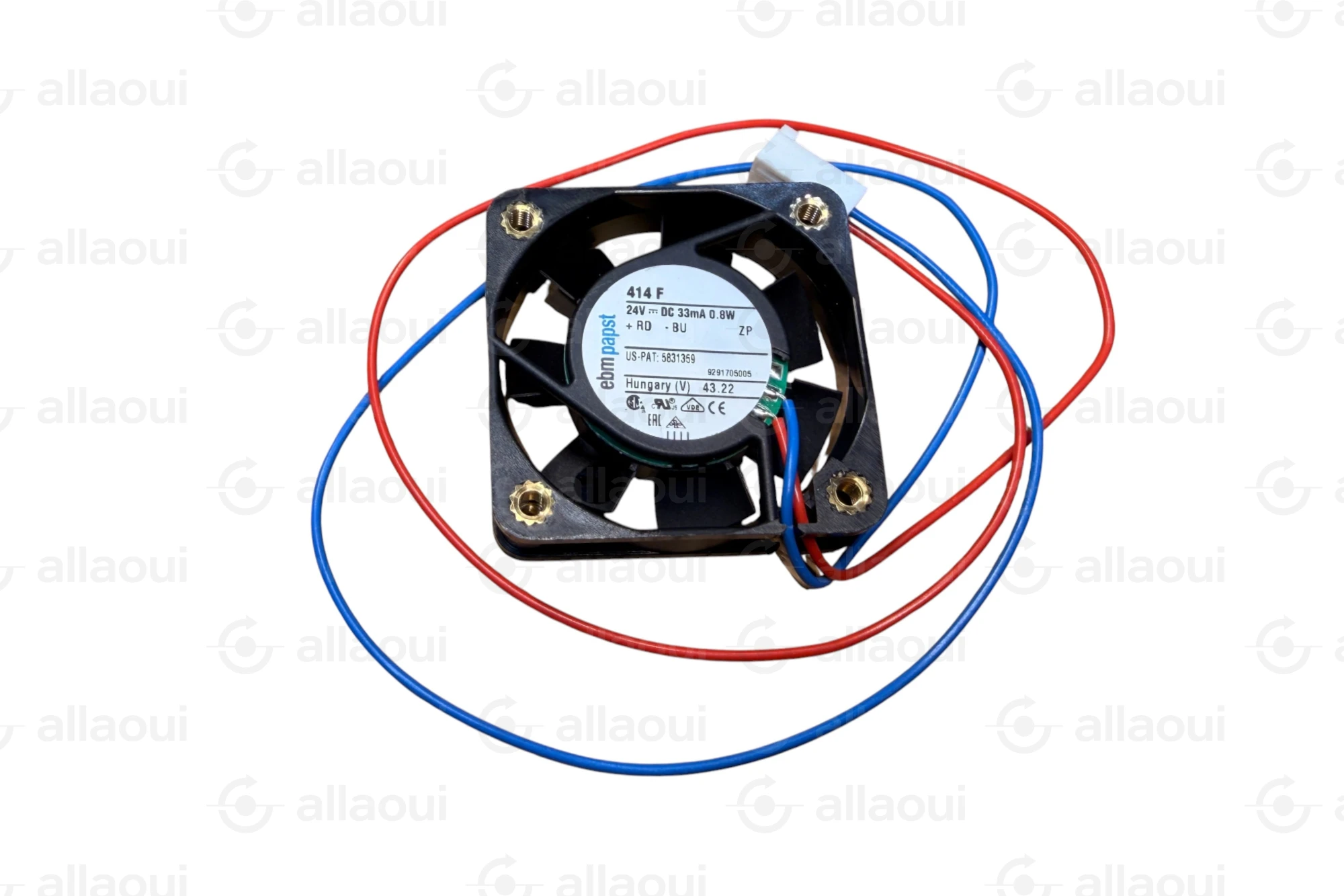 Ebmpapst Axial Compact Fan 40x40x10mm 24VDC 0.8W 5400rpm 8m³/h 414 F Ebmpapst Axial Compact Fan 40x40x10mm 24VDC 0.8W 5400rpm 8m³/h 414 F