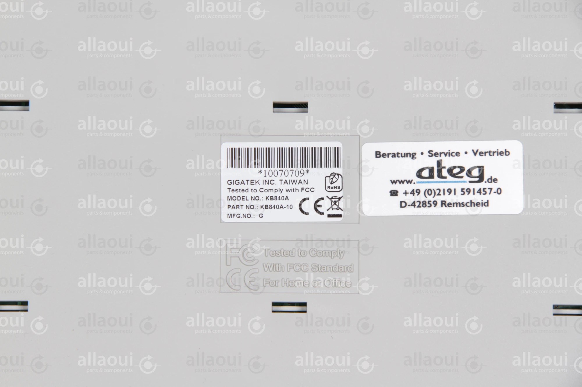 Gigatek Inc. Programmable Keyboard KB840A-10 Gigatek Inc. Programmable Keyboard KB840A-10