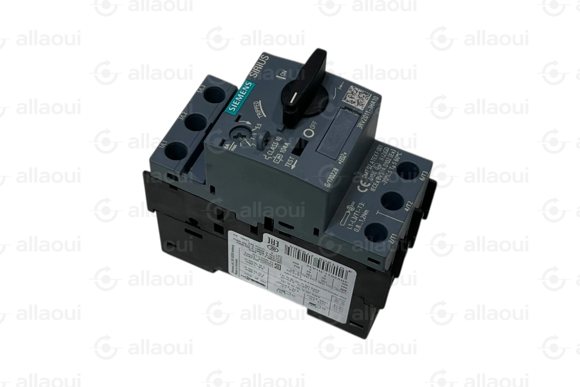 Siemens Motor Protection Circuit Breaker S00 5.5-8A 3RV2011-1HA10