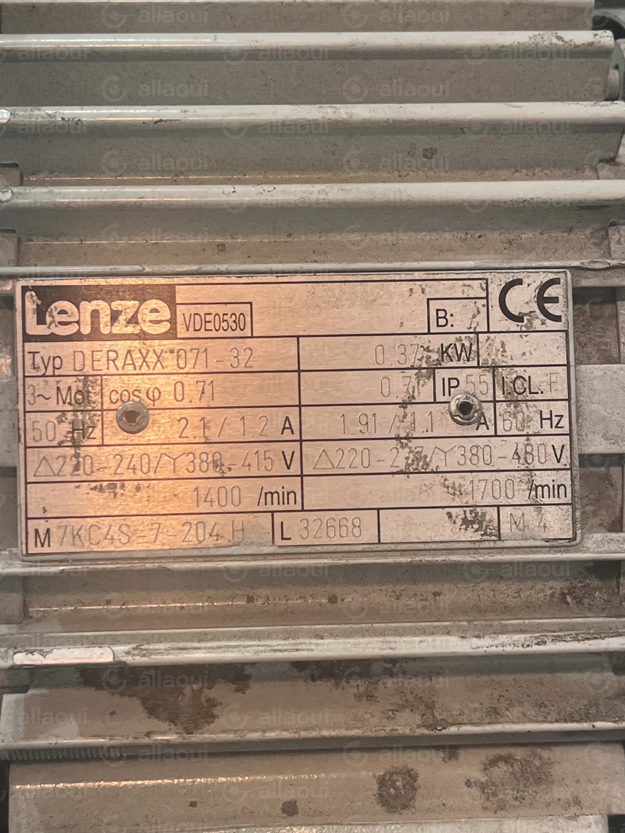 Lenze Motor DERAXX 071-32 Lenze Motor DERAXX 071-32