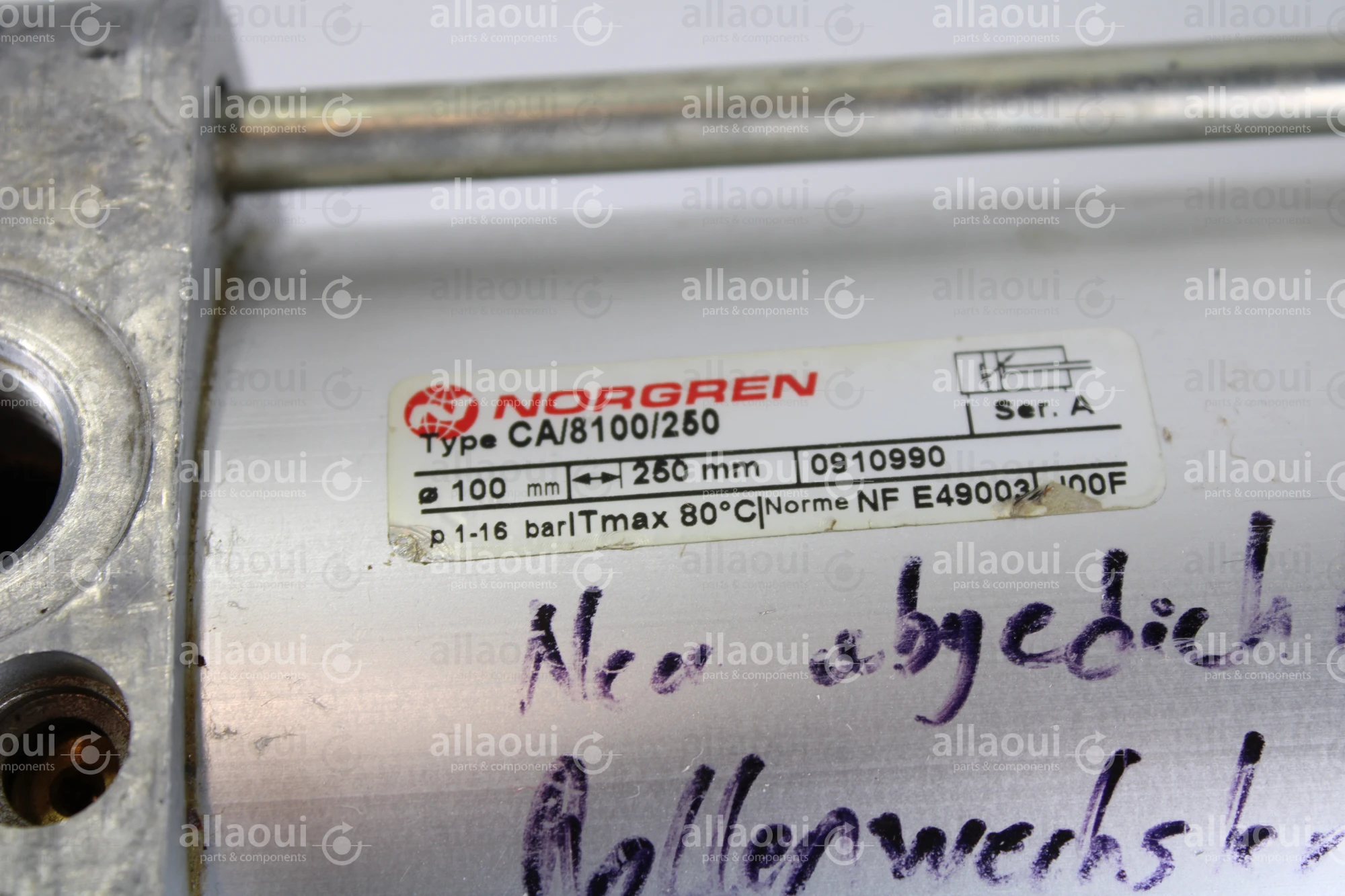 Norgren Pneumatic Cylinder CA/8100/250 Norgren Pneumatic Cylinder CA/8100/250