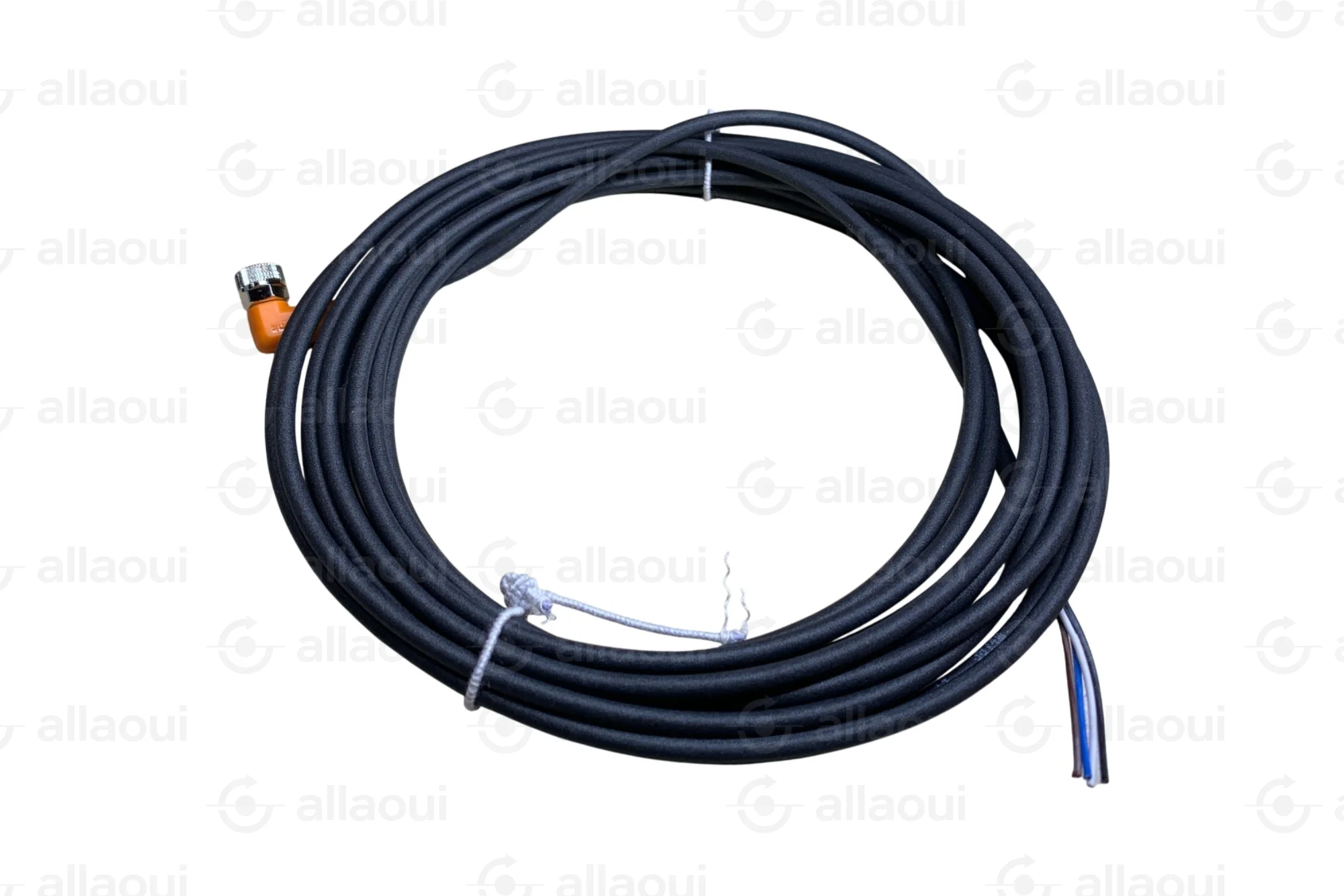 IFM Electronic Sensor-Actuator Cable M8 Angled Socket 4-pin 5m PUR Orange EVC154