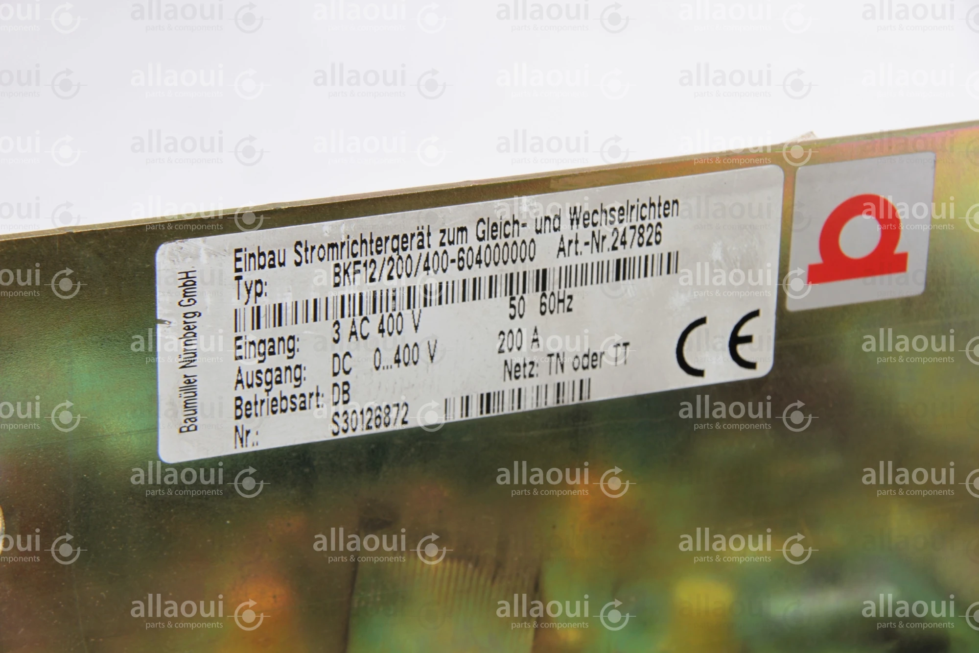 Baumüller DC Drive BKF12/200/400-604000000 Baumüller DC Drive BKF12/200/400-604000000