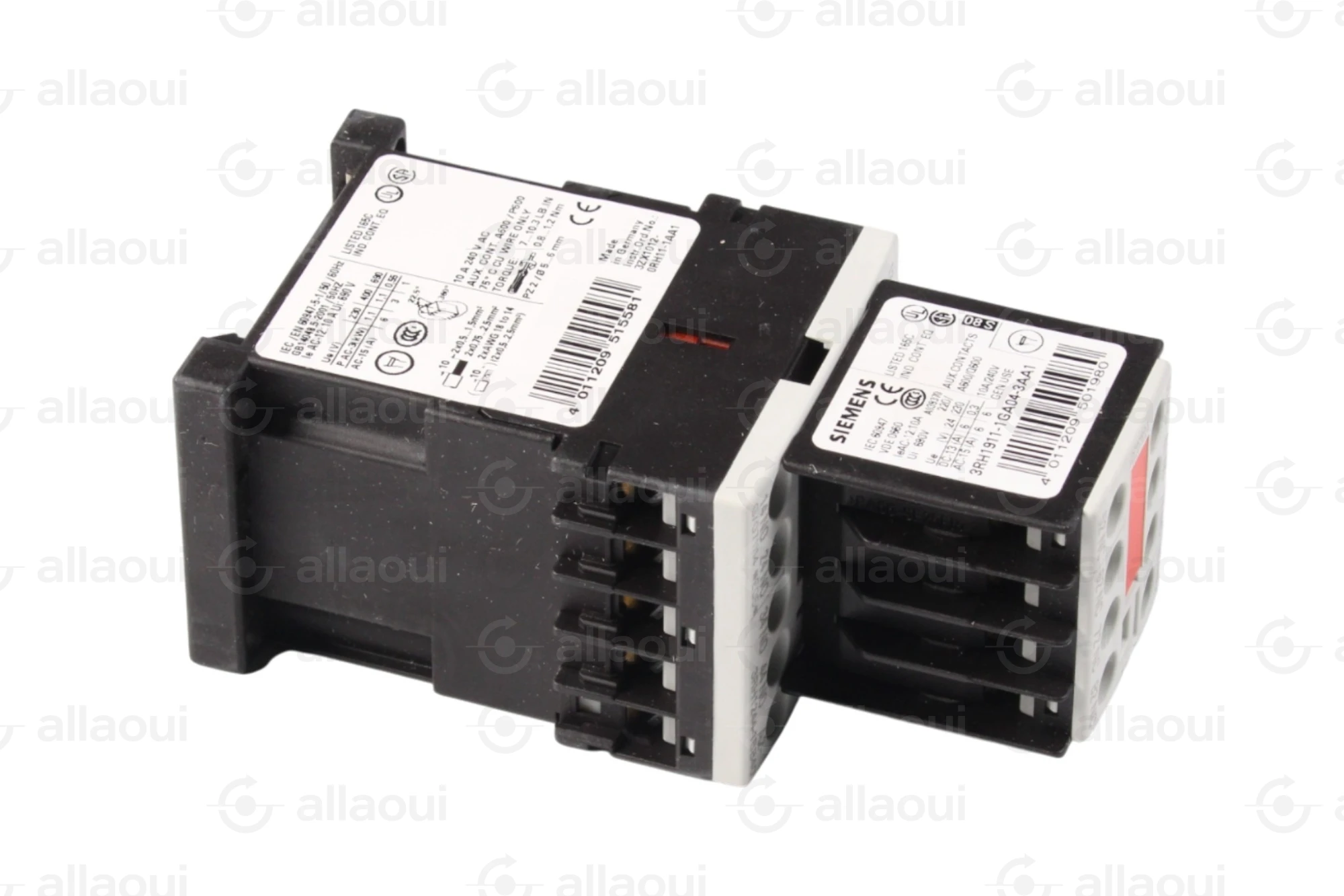 Siemens Auxiliary Contactor 3RH1244-1BB40 Siemens Auxiliary Contactor 3RH1244-1BB40