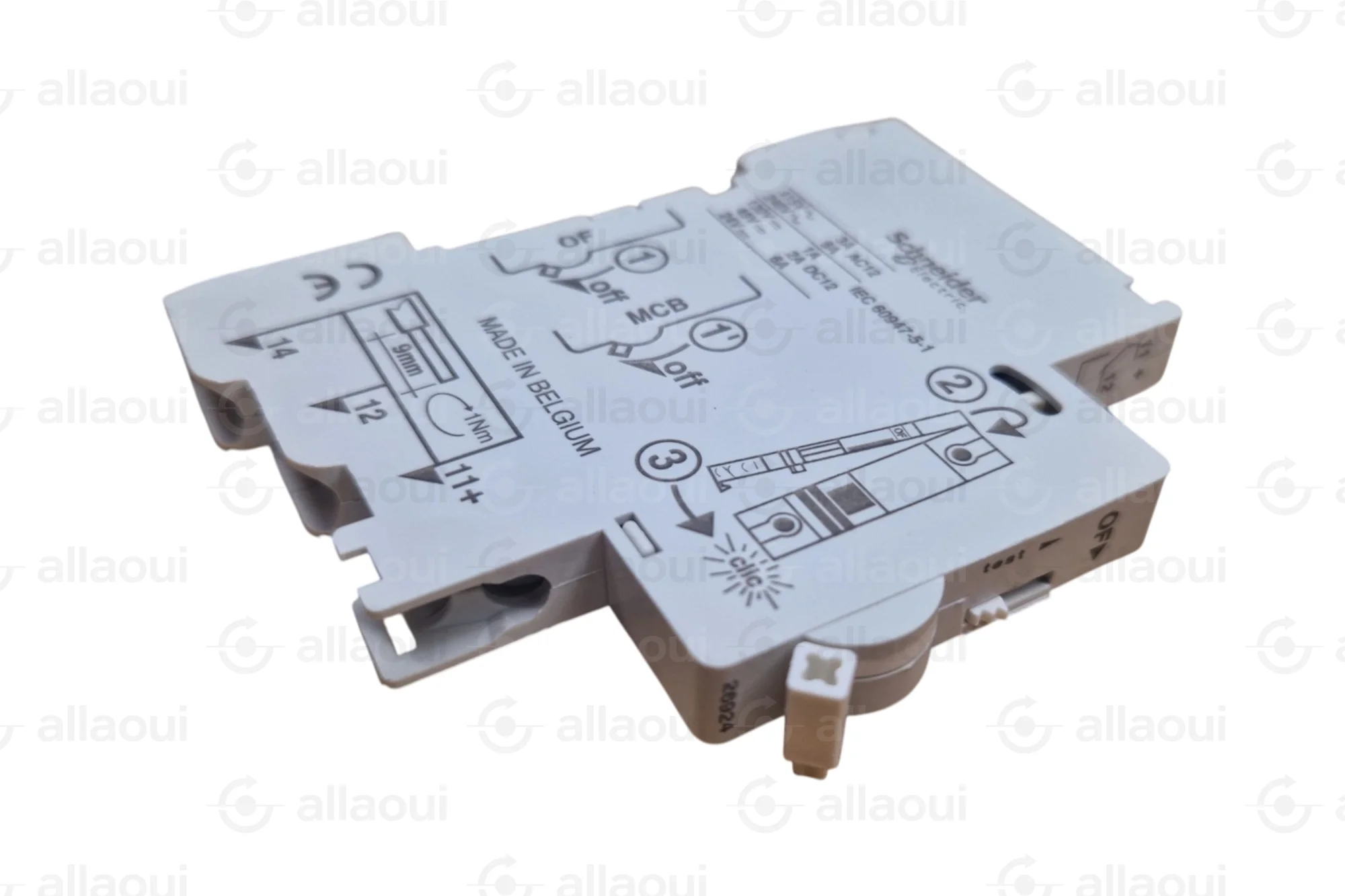 Schneider Electric Auxiliary Contact 1 Changeover 380-415V 6A for C60 ID 26924 Schneider Electric Auxiliary Contact 1 Changeover 380-415V 6A for C60 ID 26924