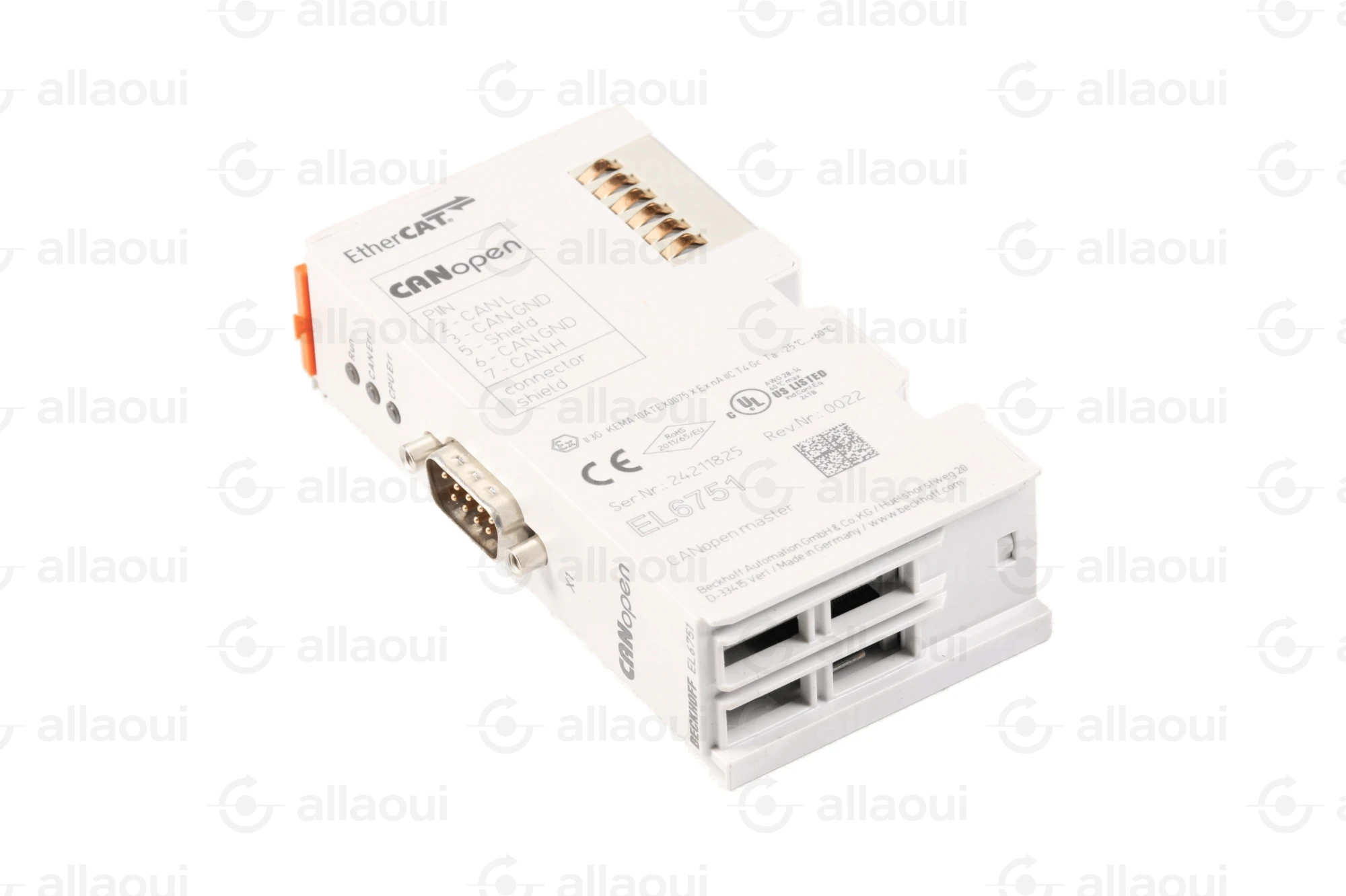 Beckhoff CANopen-Master EL6751 Beckhoff CANopen-Master EL6751