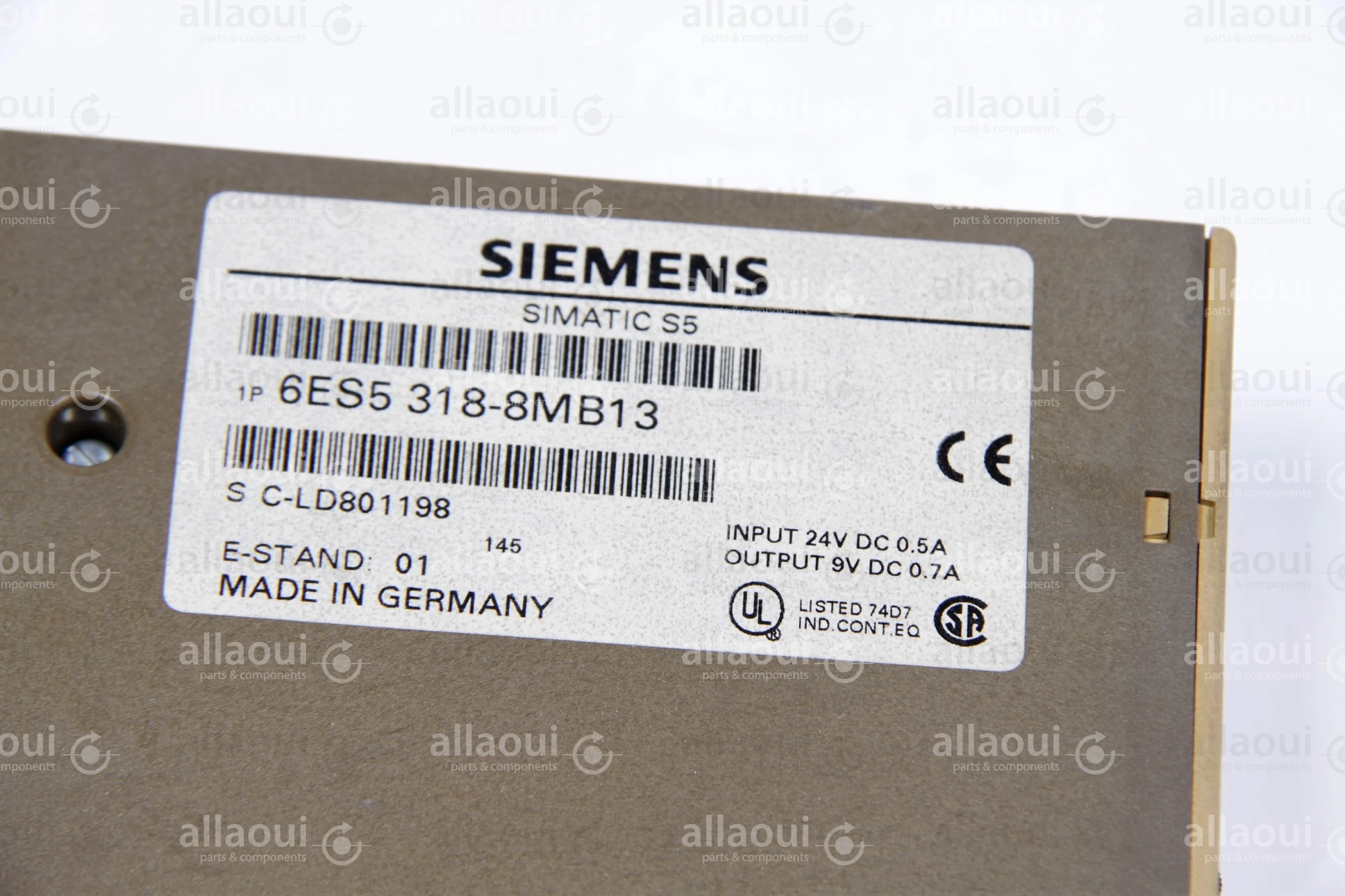 Siemens Analog Output 6ES5 318-8MB13 E-Stand:01 Siemens Analog Output 6ES5 318-8MB13 E-Stand:01
