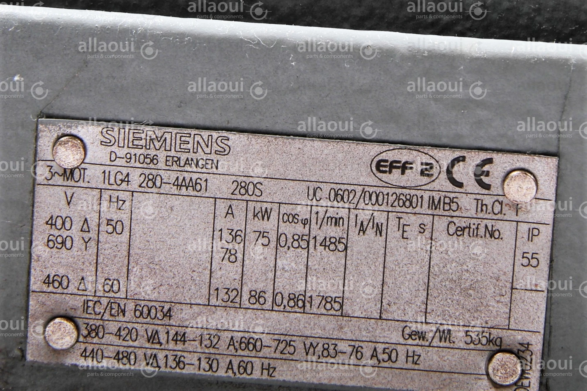 Siemens 1LG4 280-4AA61 280S 1LG4 280-4AA61 280S Siemens 1LG4 280-4AA61 280S 1LG4 280-4AA61 280S