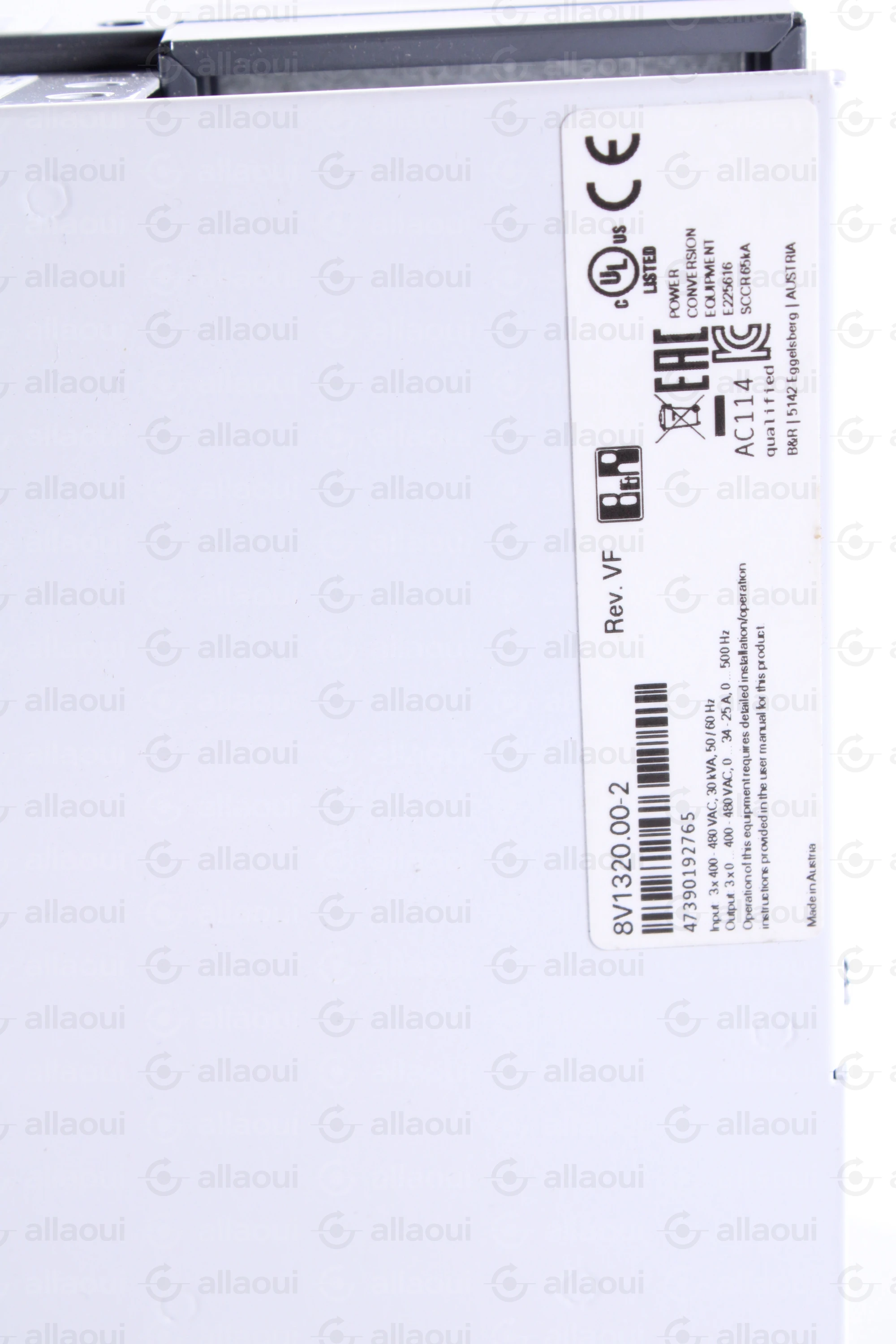 B&R Industrial Automation Servo Converter 8V1320.00-2 B&R Industrial Automation Servo Converter 8V1320.00-2