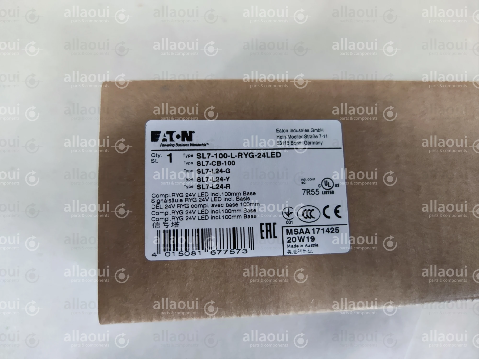 EATON Eaton SL7-100-L-RYG-24LED EATON Eaton SL7-100-L-RYG-24LED