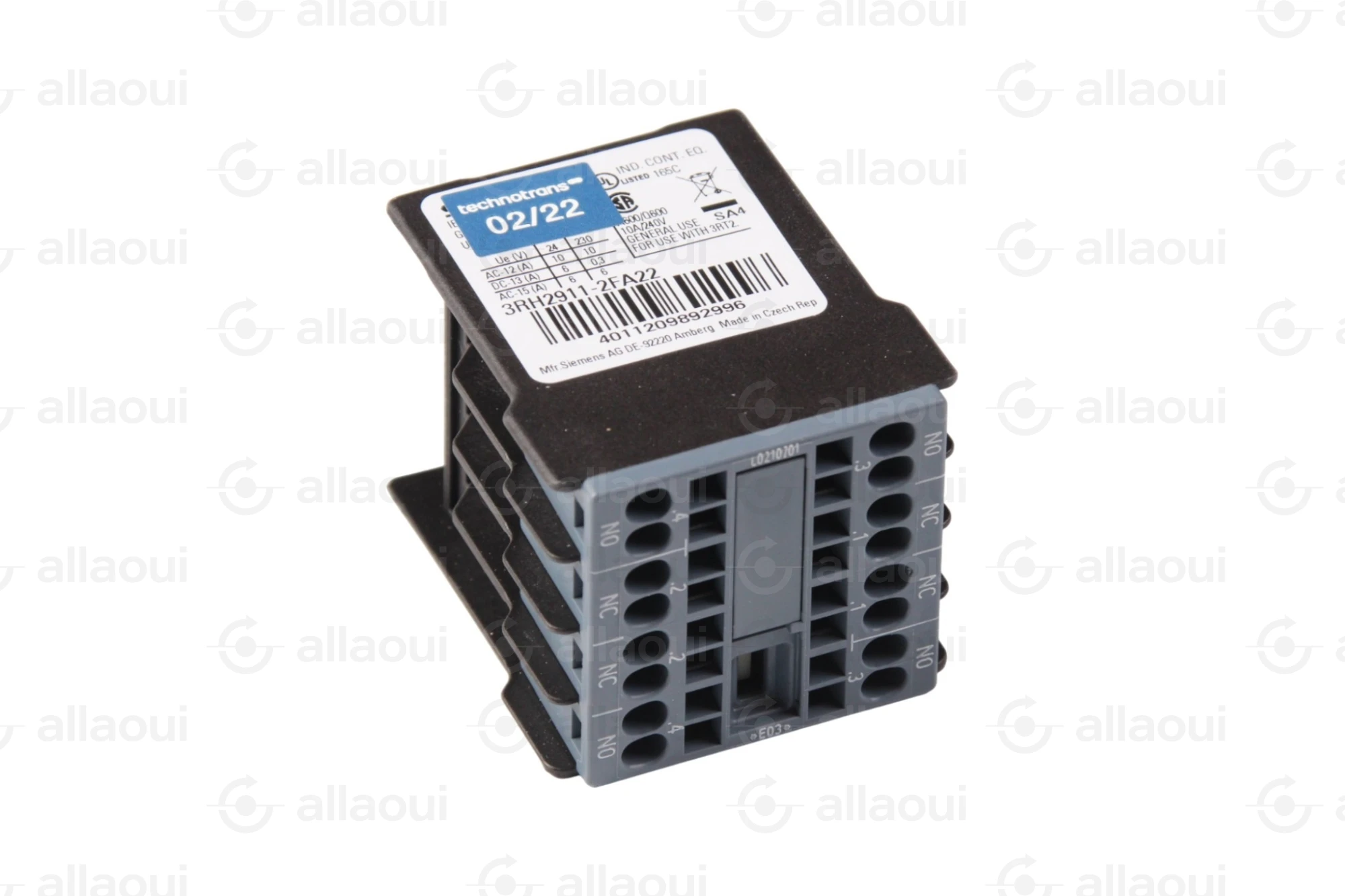 Siemens Auxiliary Contact 3RH2911-2FA22 Siemens Auxiliary Contact 3RH2911-2FA22