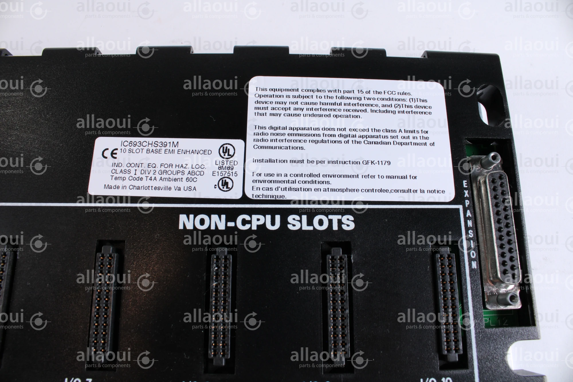 Fanuc 10 Slot Base Programmable Controller IC693CHS391M Fanuc 10 Slot Base Programmable Controller IC693CHS391M