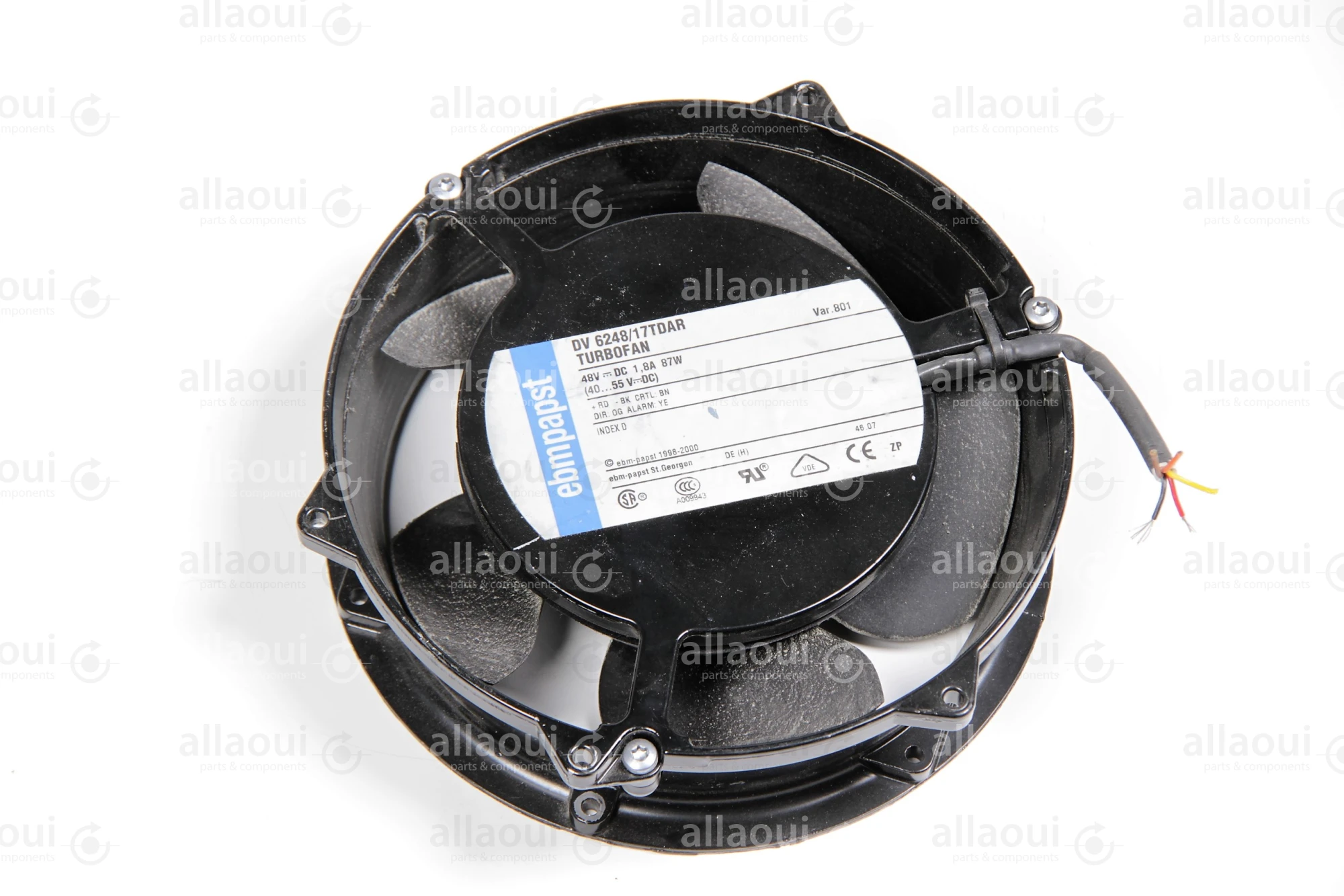 EBM PAPST Axial Fan DV6248/17TDAR VAR 801 EBM PAPST Axial Fan DV6248/17TDAR VAR 801