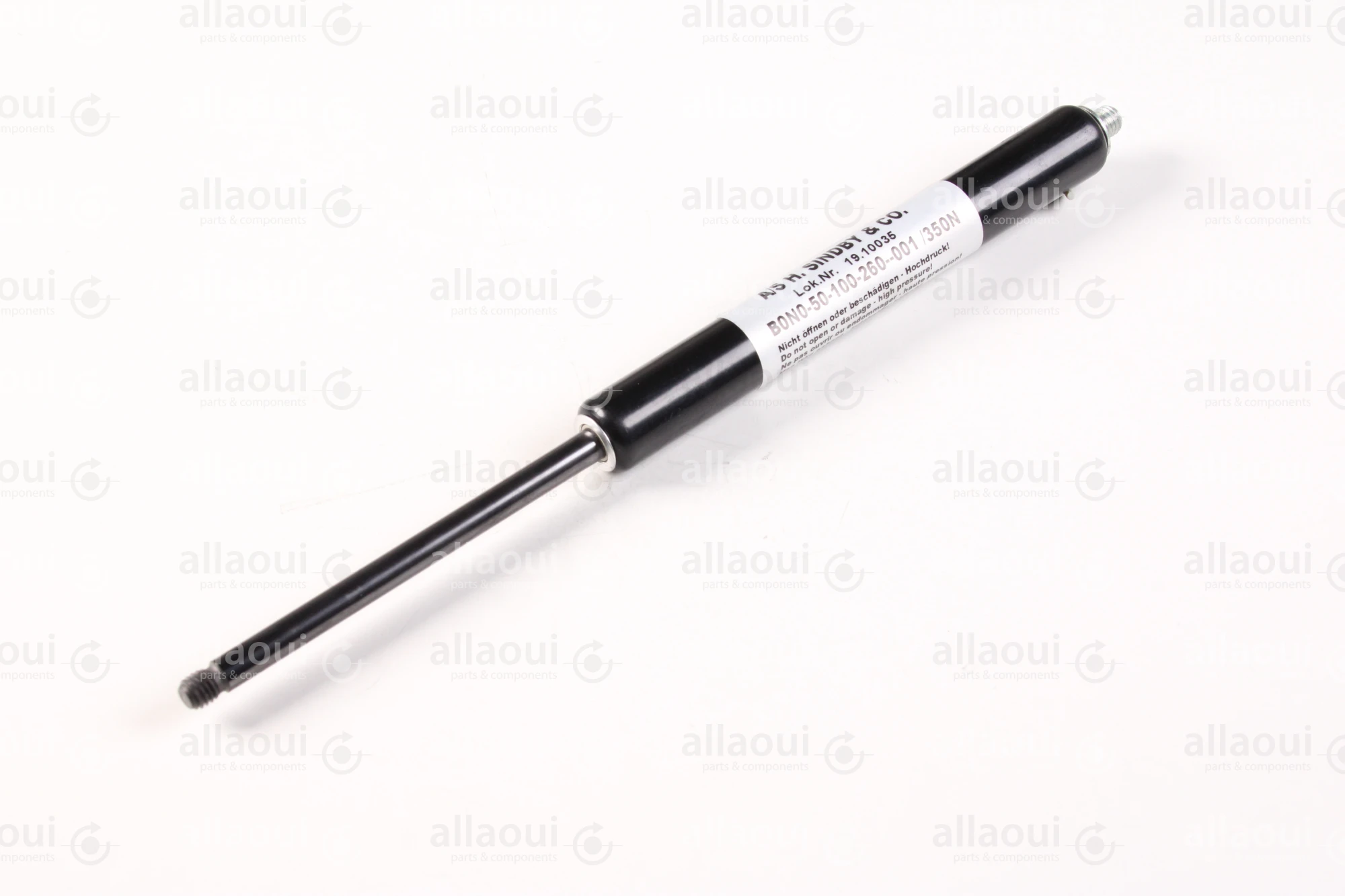 A/S H. Sindby & Co Gas Spring B0N0-50-100-260--001/350N A/S H. Sindby & Co Gas Spring B0N0-50-100-260--001/350N