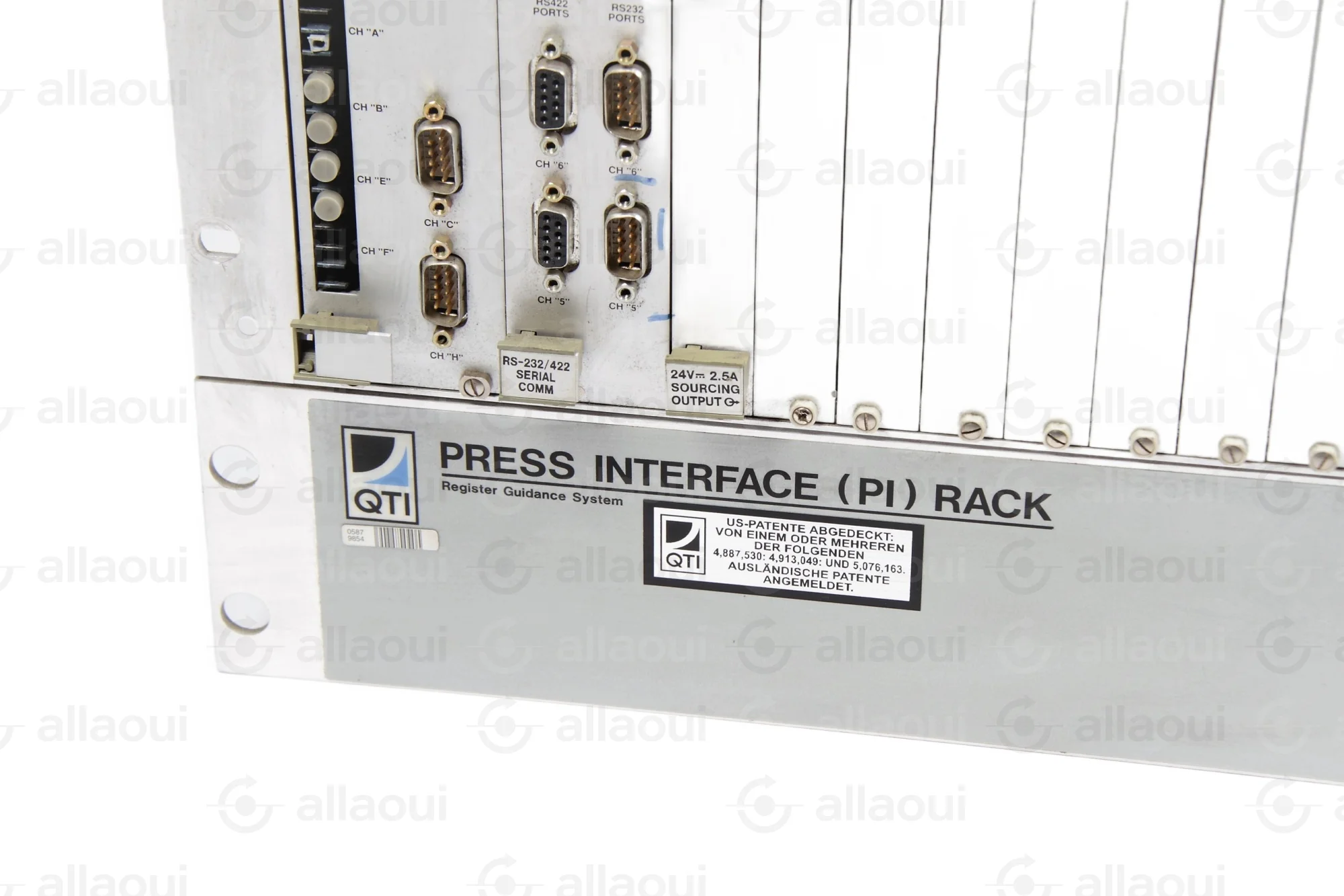 QuadTech Quad Tech QTi Press Interface (PI) Rack Press Interface (PI) Rack