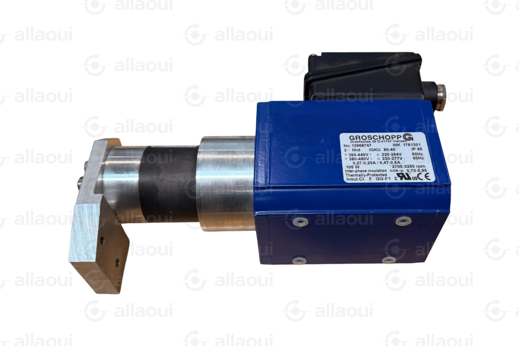 Groschopp Gear Motor 105W 260-400/230V WK 1781301