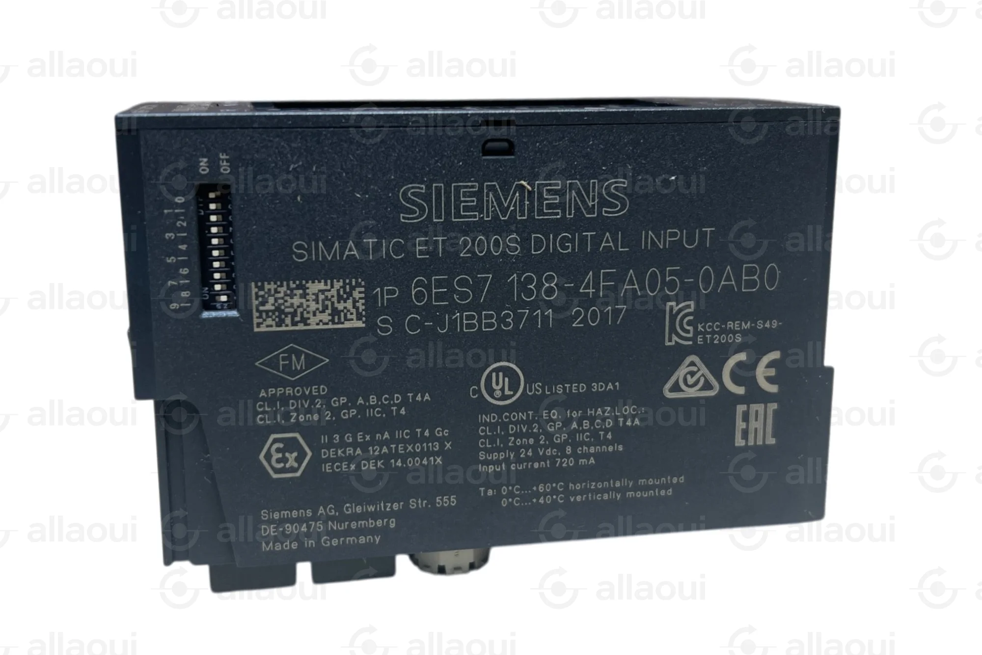 Siemens SIMATIC ET 200S Digital Input Module 8x 24V DC 6ES71384FA050AB0 Siemens SIMATIC ET 200S Digital Input Module 8x 24V DC 6ES71384FA050AB0