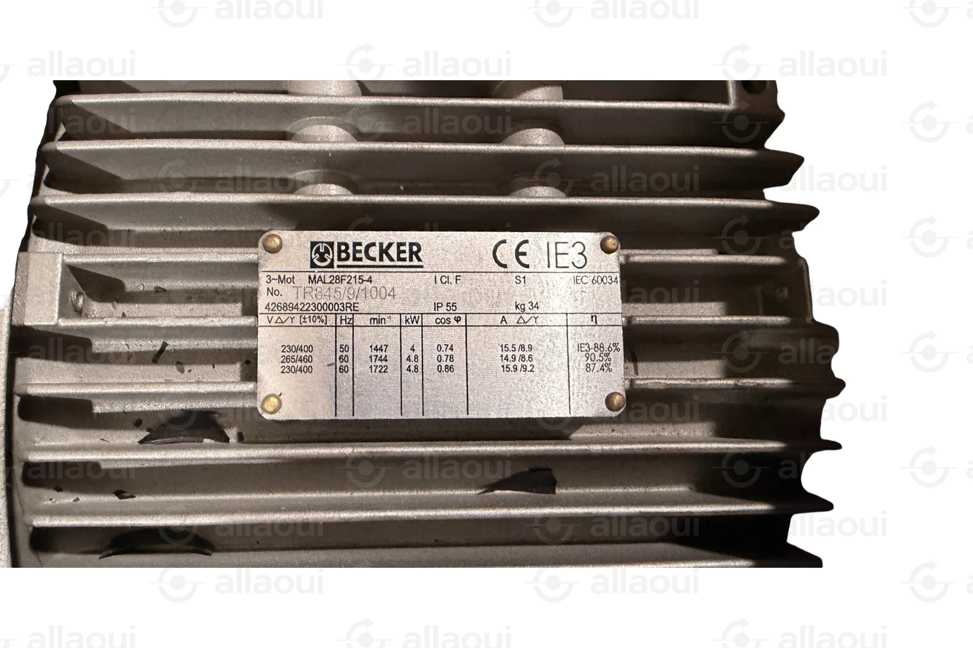 Becker Dry Running Rotary Vane Vacuum Pump KVT 3.140 KVT 3.140 Becker Dry Running Rotary Vane Vacuum Pump KVT 3.140 KVT 3.140