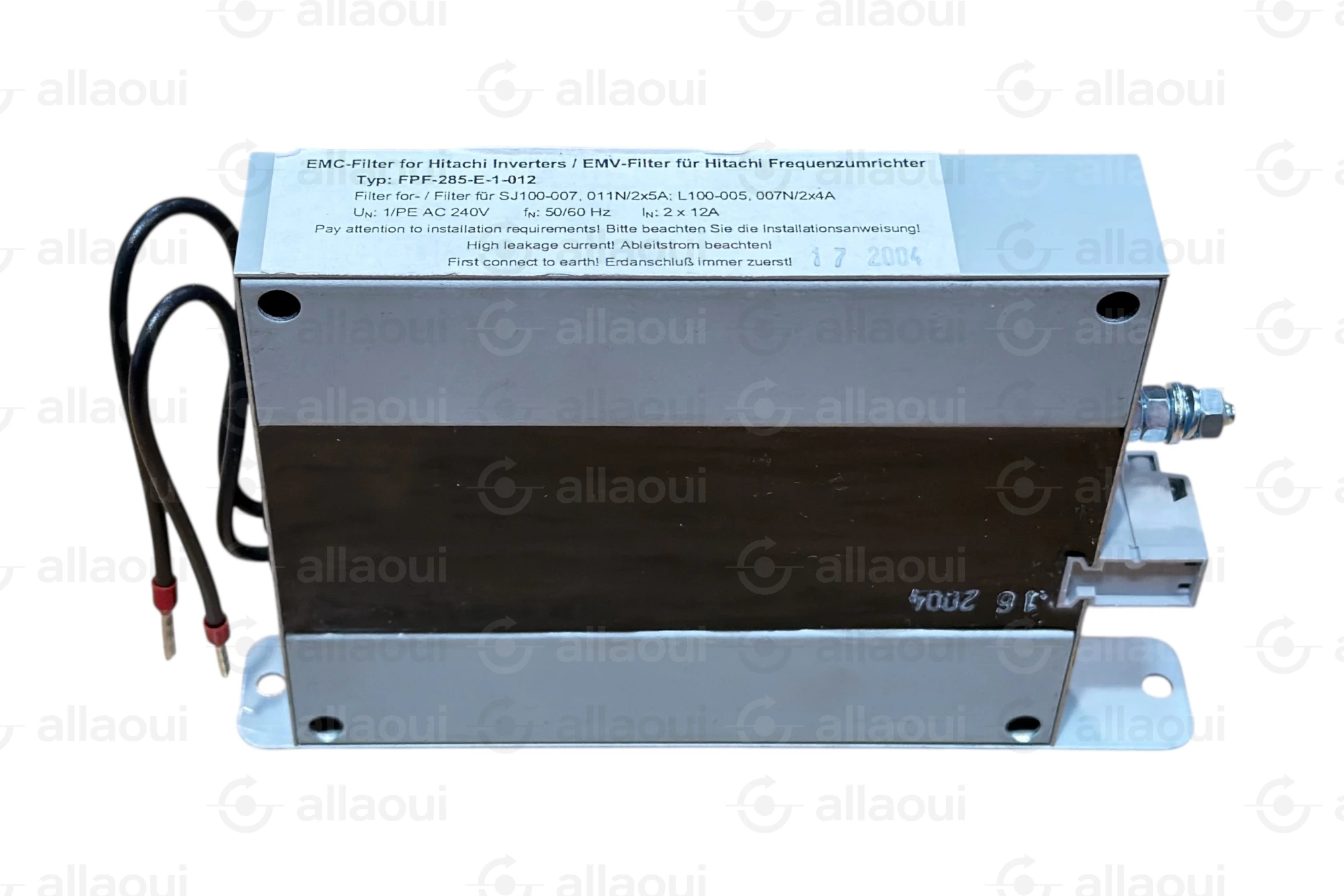 Hitachi EMC Filter FPF-285-E-1-012 FPF-285-E-1-012 Hitachi EMC Filter FPF-285-E-1-012 FPF-285-E-1-012