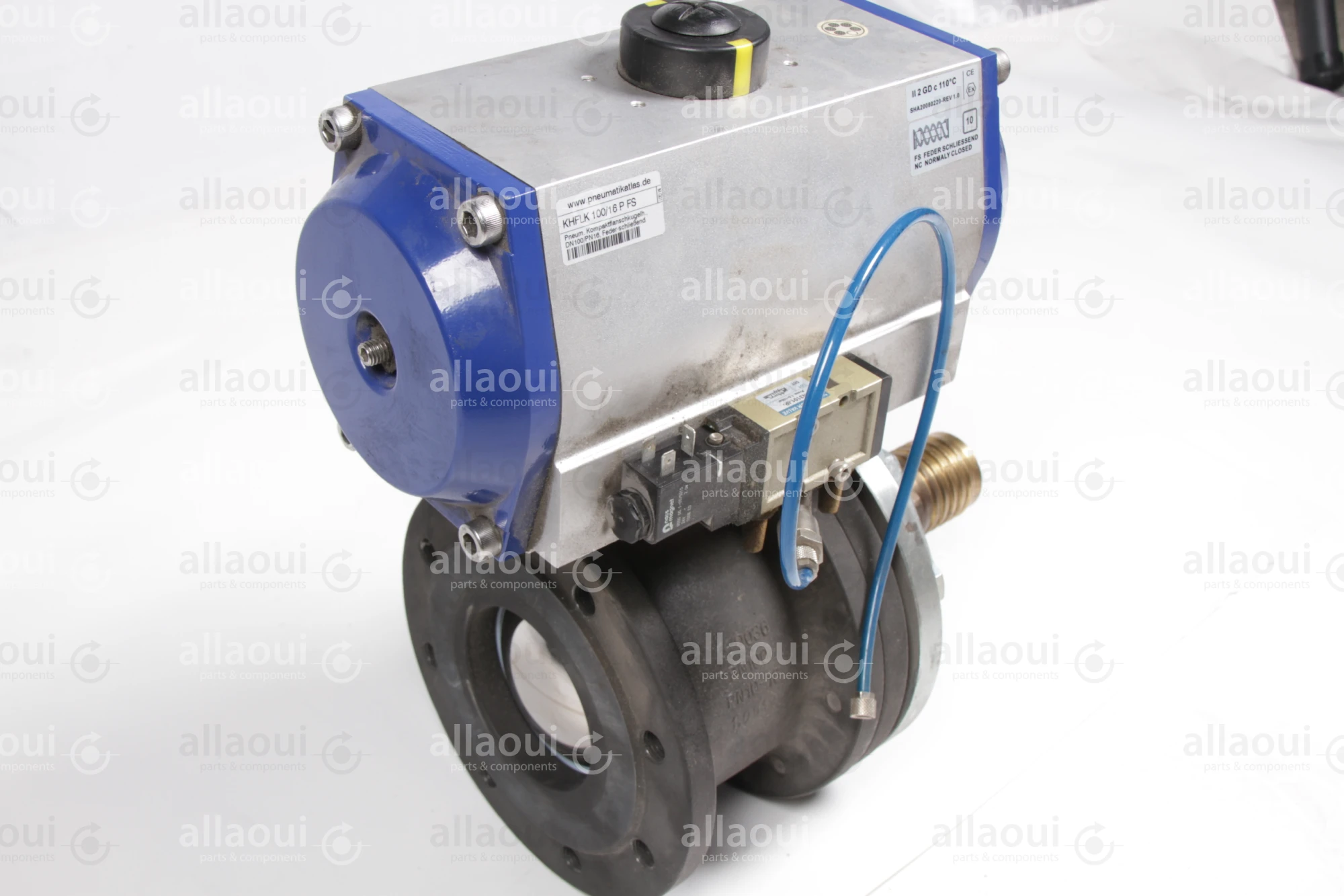 Landefeld Pneum. Kompaktflanschkugelh. KHFLK 100/16 P FS Landefeld Pneum. Kompaktflanschkugelh. KHFLK 100/16 P FS