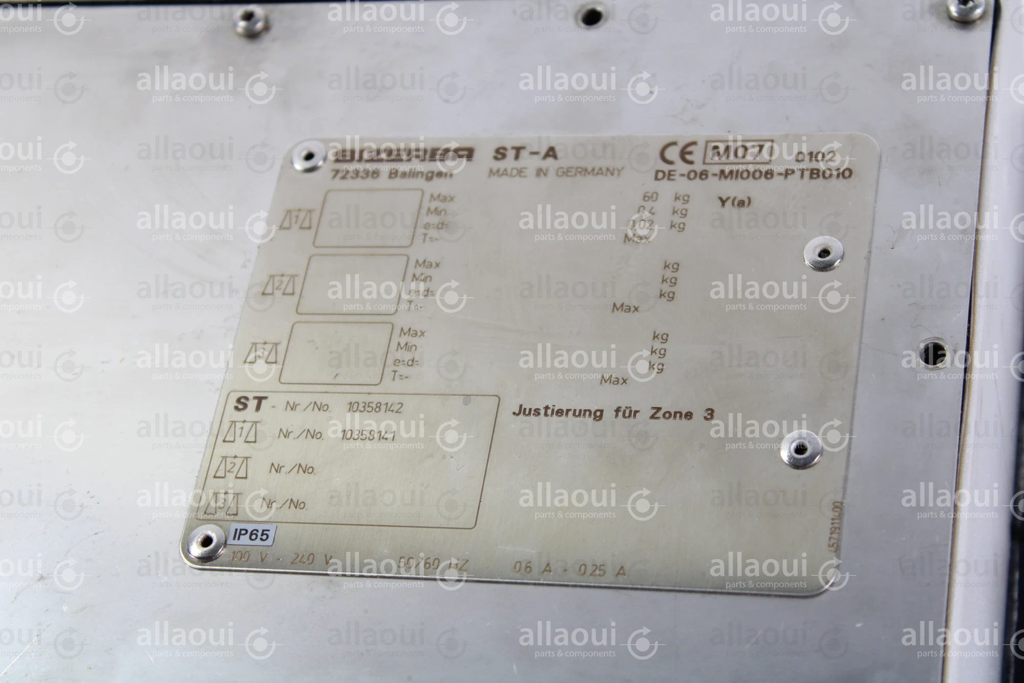 Bizerba Scale Control Panel 6.457.98.5.00.12 Bizerba Scale Control Panel 6.457.98.5.00.12