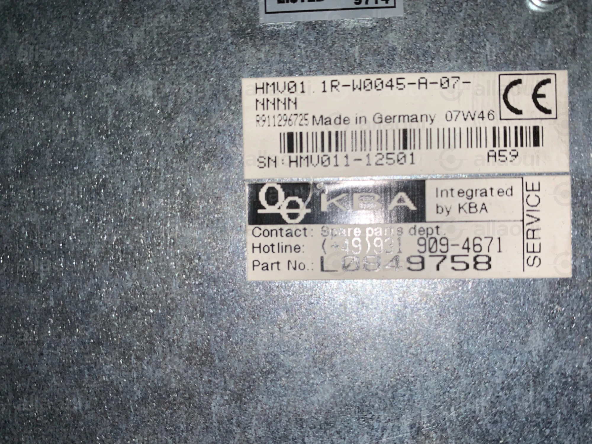 Bosch Rexroth Power Supply HMV01.1R-W0045 Bosch Rexroth Power Supply HMV01.1R-W0045