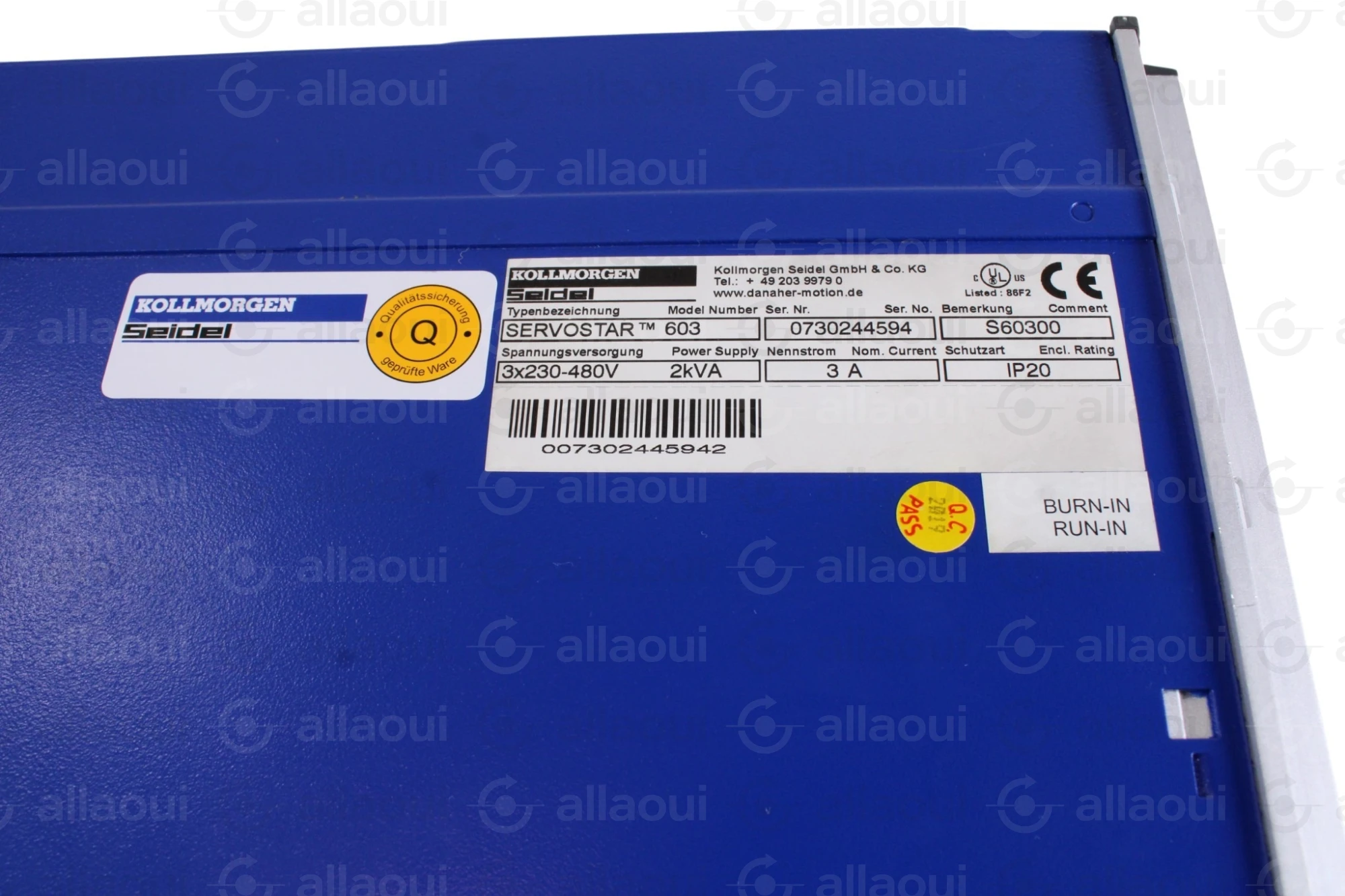 Kollmorgen Servostar 603 0730244594