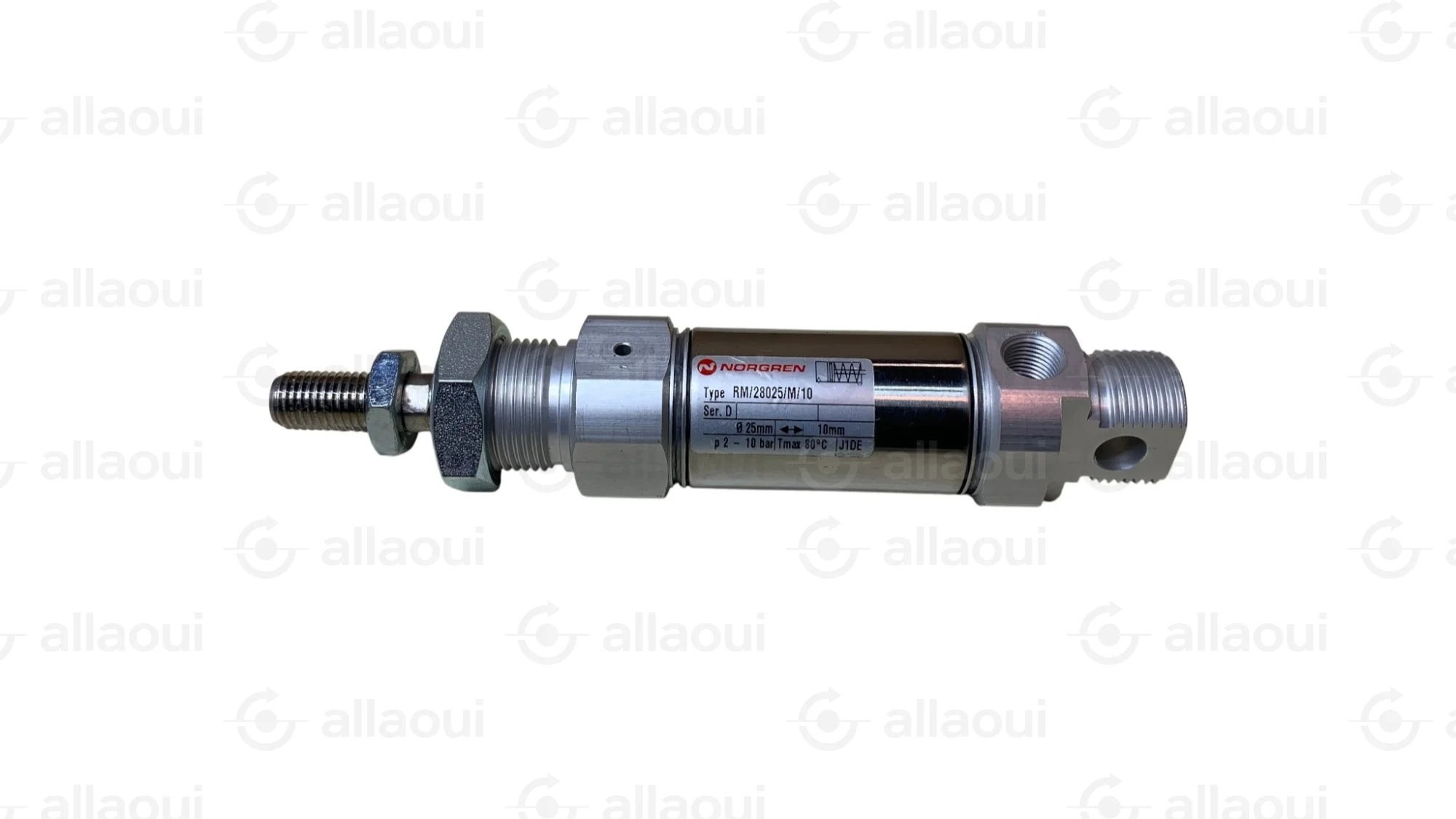 Norgren ISO Roundline Single Acting Cylinder 25mm Bore 10mm Stroke RM/28025/M/10 Norgren ISO Roundline Single Acting Cylinder 25mm Bore 10mm Stroke RM/28025/M/10