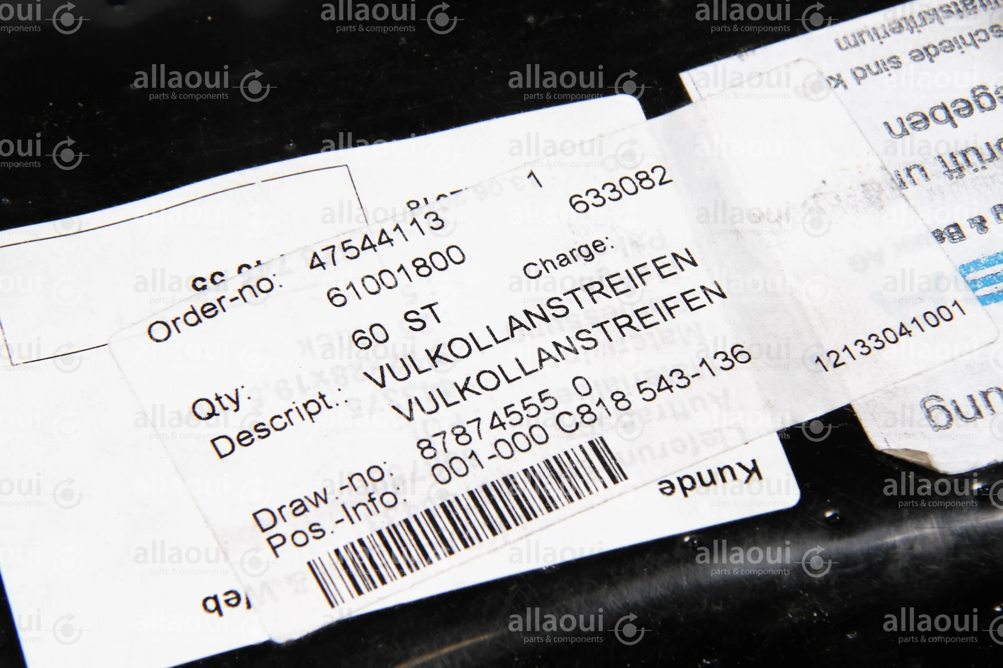 Koenig & Bauer (KBA) Vulkollan Stripes (20 Pieces) 633082 Koenig & Bauer (KBA) Vulkollan Stripes (20 Pieces) 633082