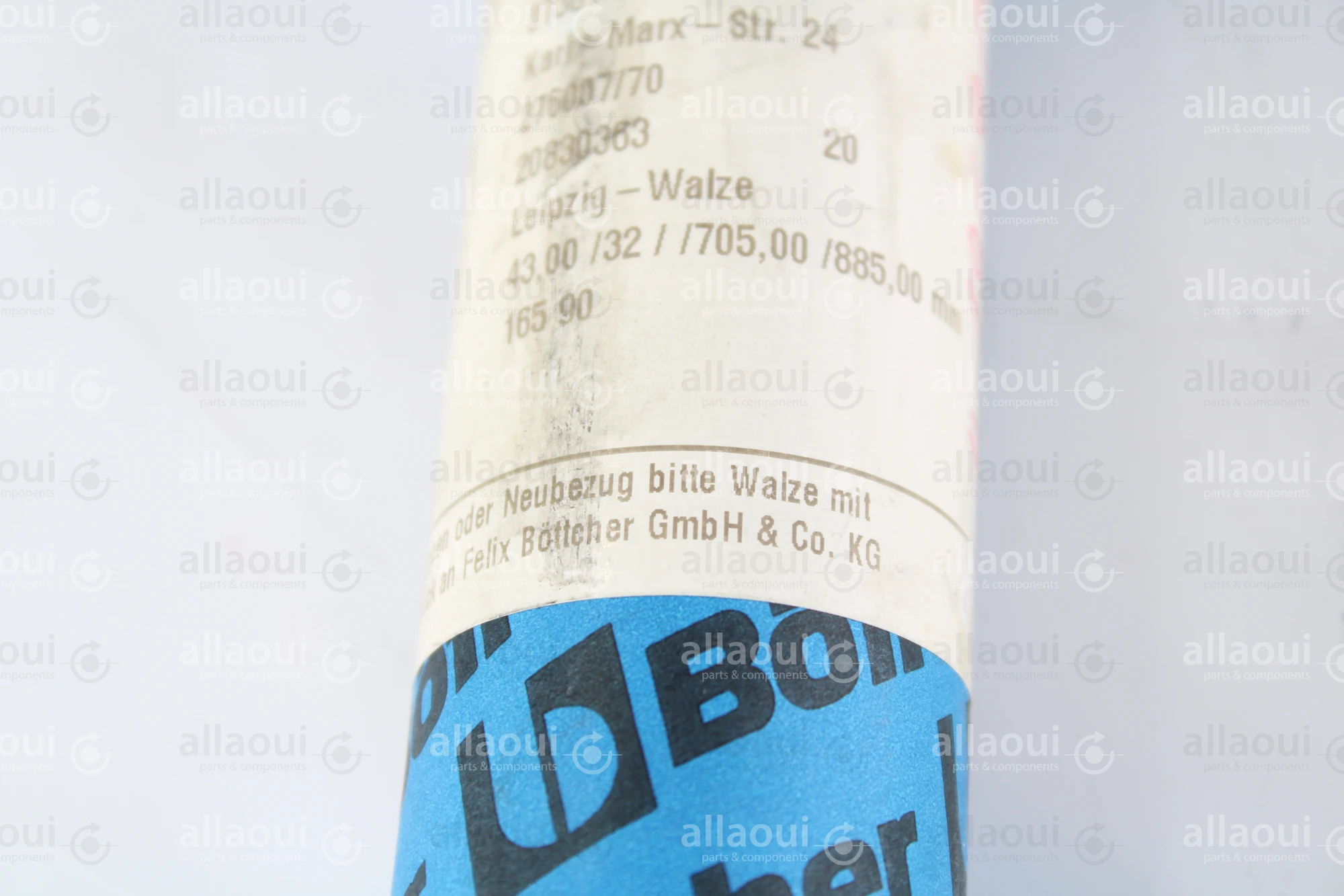 Böttcher Pressure roller 20830363 Böttcher Pressure roller 20830363