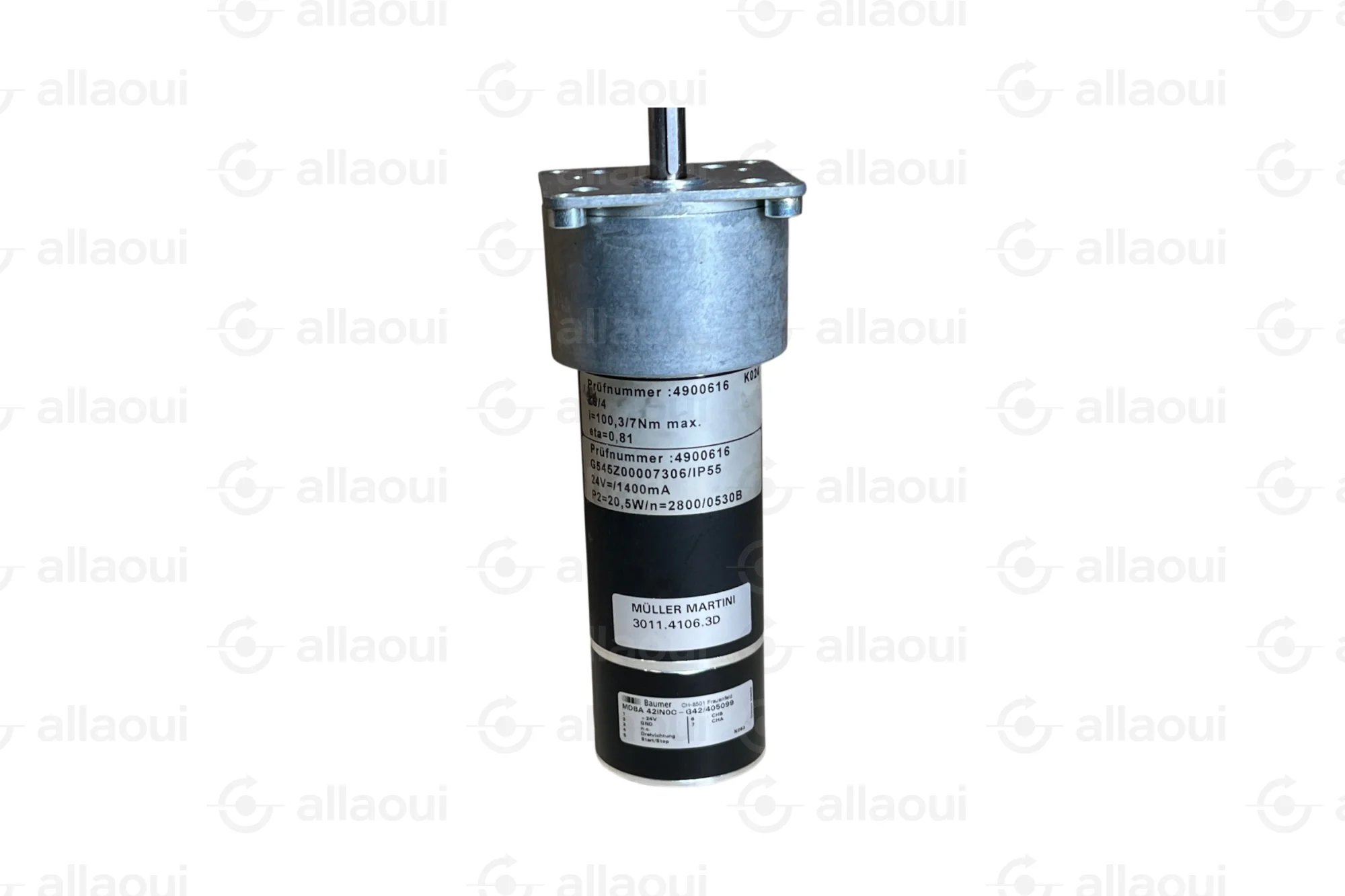 Baumer Baumer Electric MDBA 42INOC-G42/405099 DC Motor 24V 1400mA MDBA42INOCG42405099