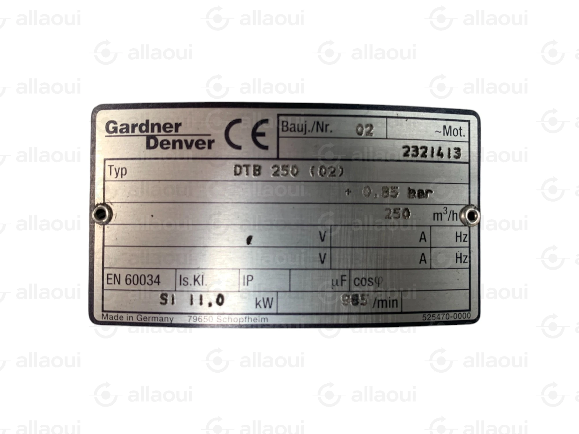 Gardner Denver Vacuum Pump DTB 250 (02)