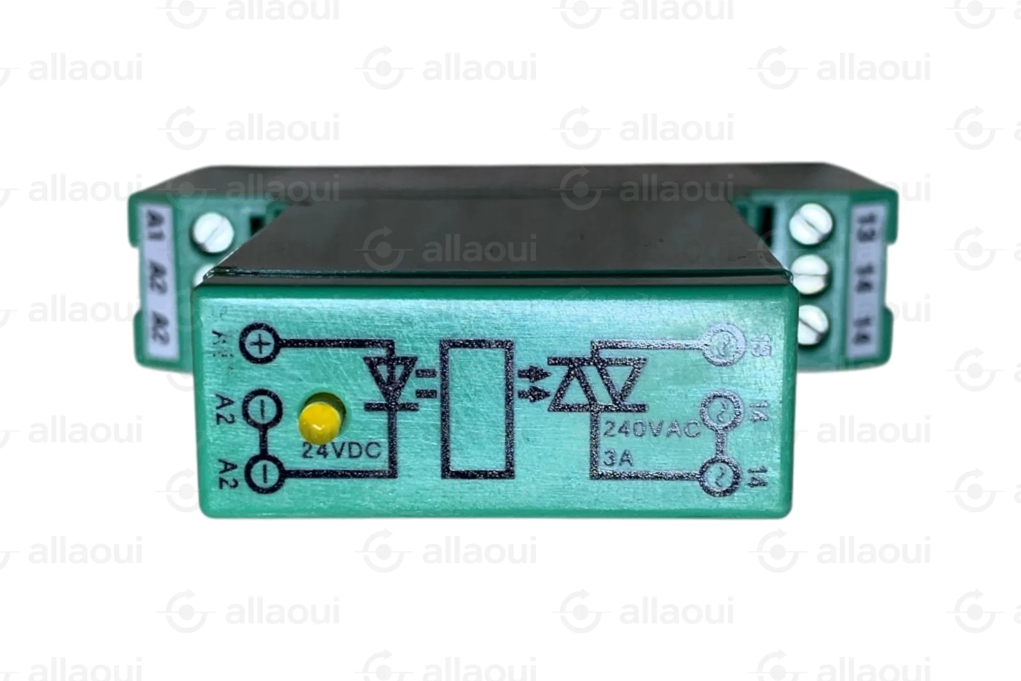 Phoenix Contact Solid-State Relay Module 24V DC Input 48-280V AC Output 3A EMG 17-OV-24DC/240AC/3 Phoenix Contact Solid-State Relay Module 24V DC Input 48-280V AC Output 3A EMG 17-OV-24DC/240AC/3