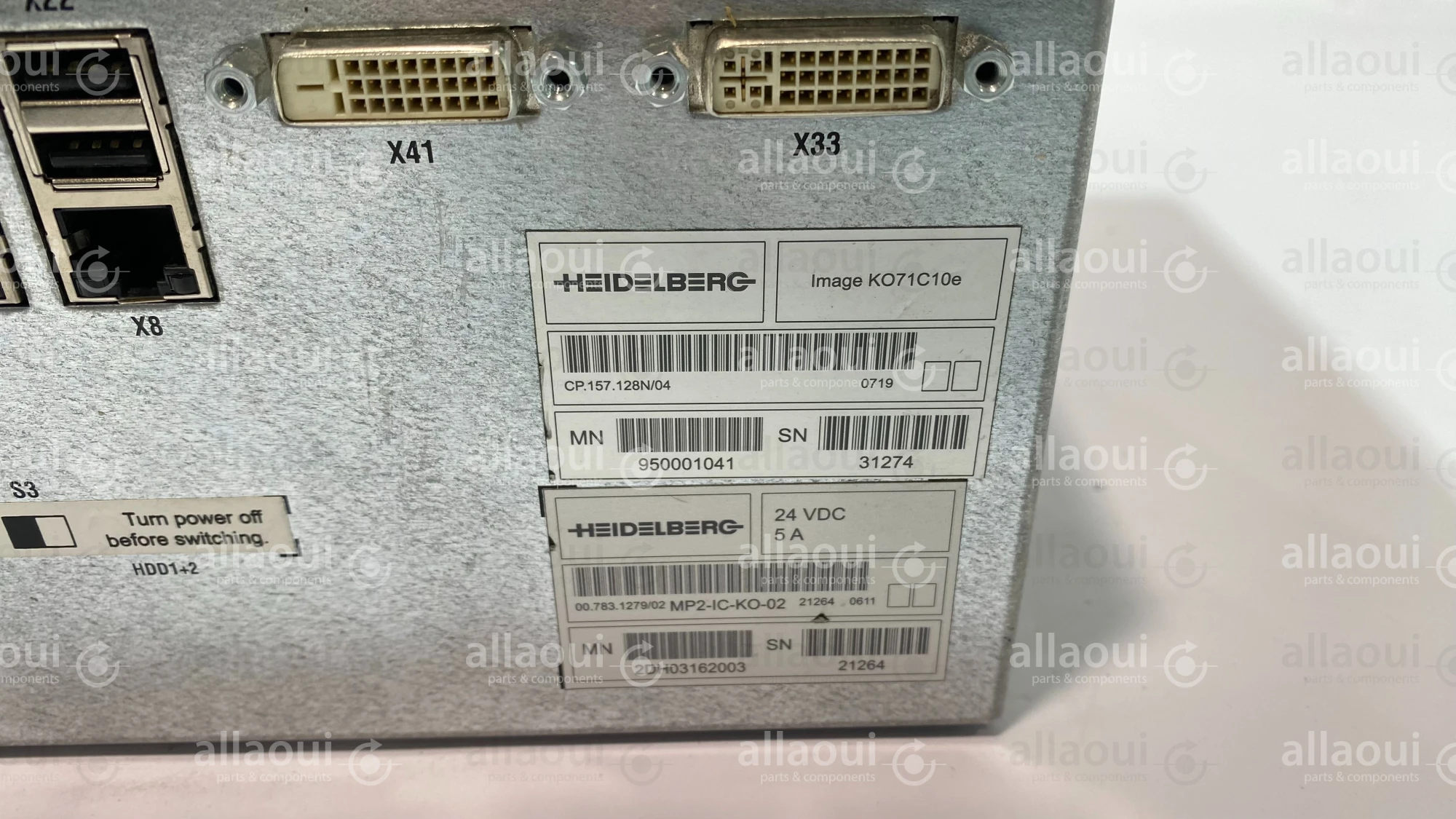 Heidelberg InPress Sheetfed Control CP.158.230N/02 Heidelberg InPress Sheetfed Control CP.158.230N/02