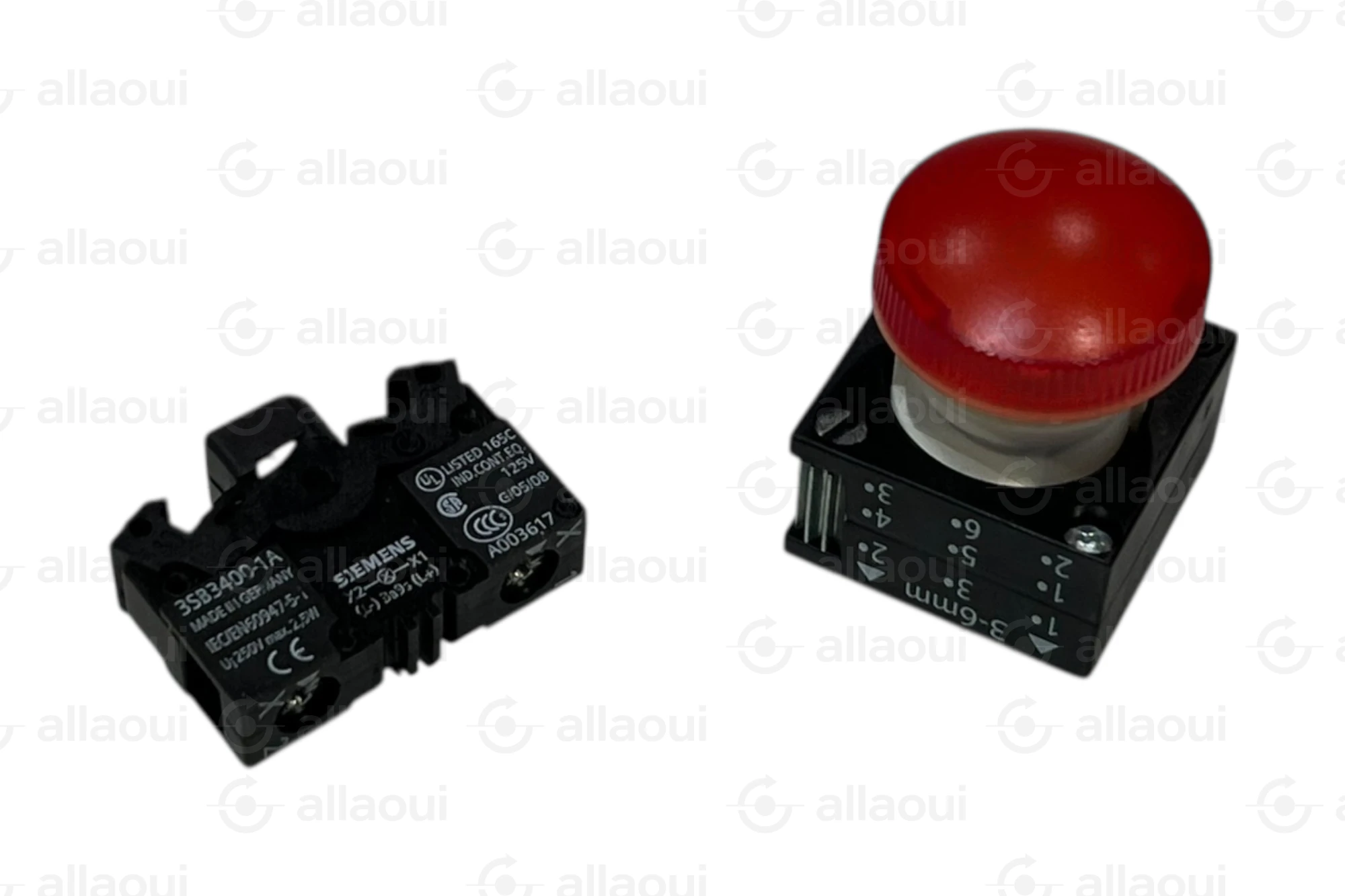 Siemens Indicator Light Red 22mm 3SB3 204-6AA20 Siemens Indicator Light Red 22mm 3SB3 204-6AA20