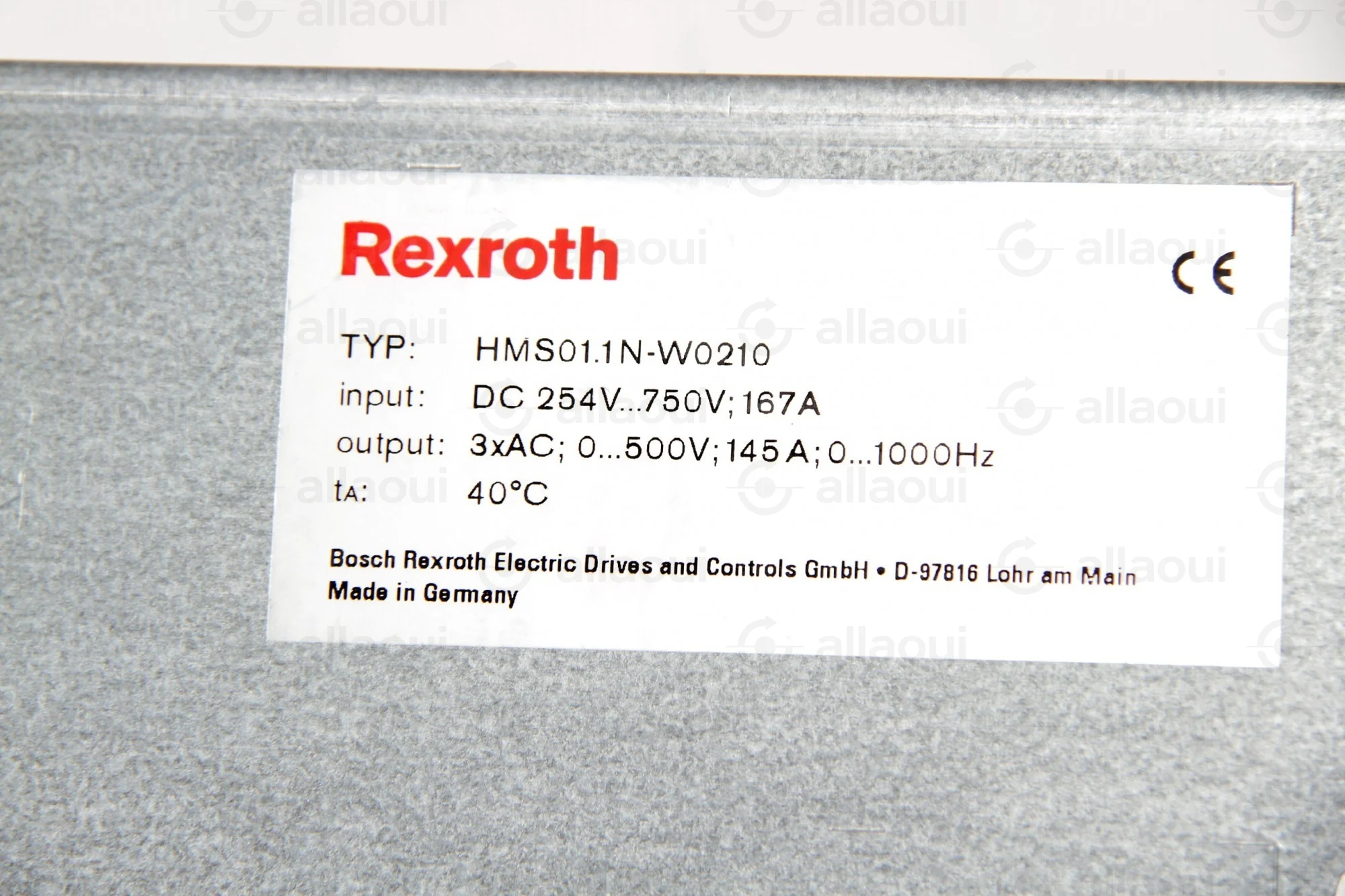Bosch Rexroth Indra Drive M HMS01.1N-W0210-A-07-NNNN