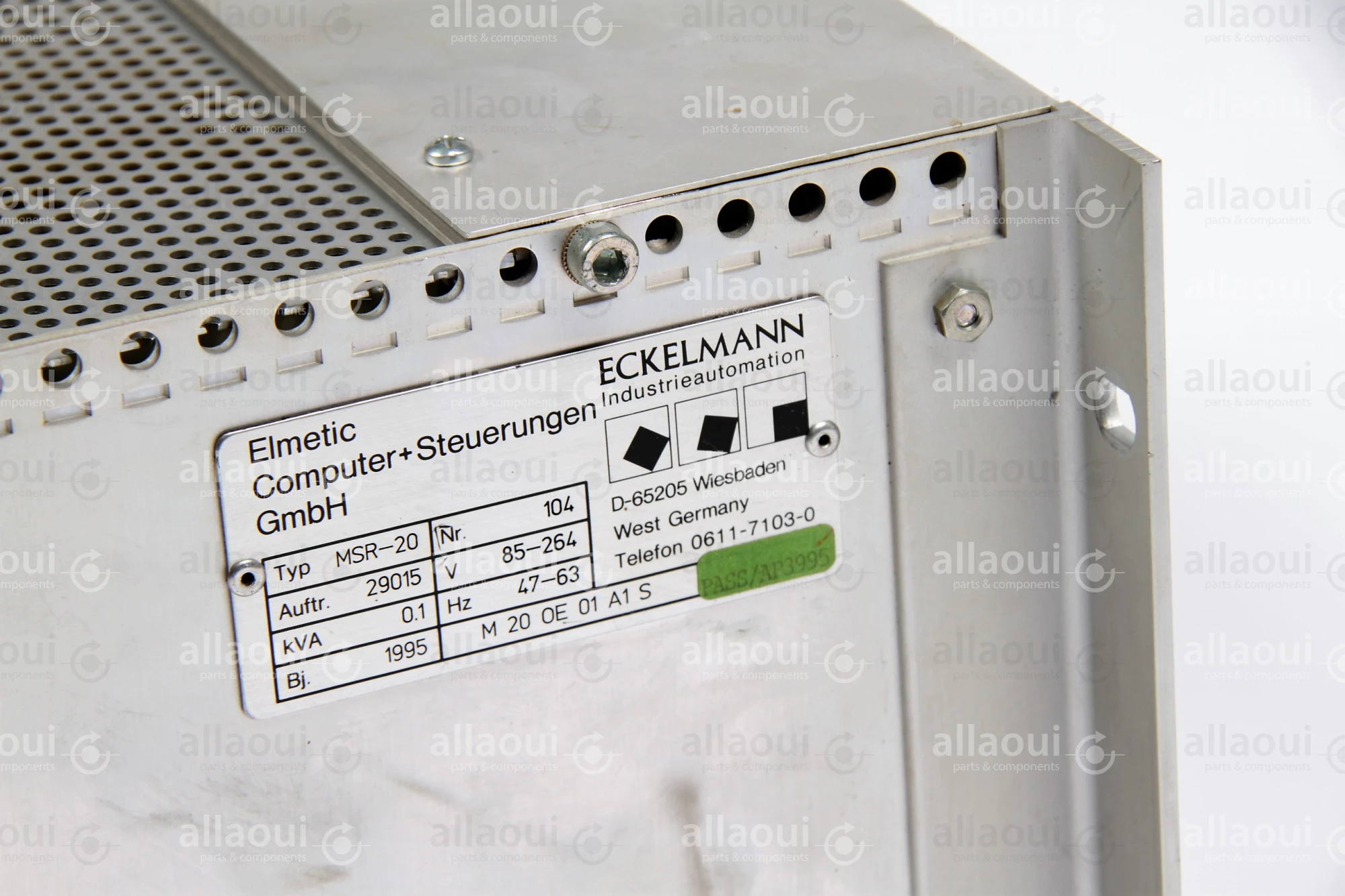 Eckelmann MST-20 Rack MSR-20 Eckelmann MST-20 Rack MSR-20