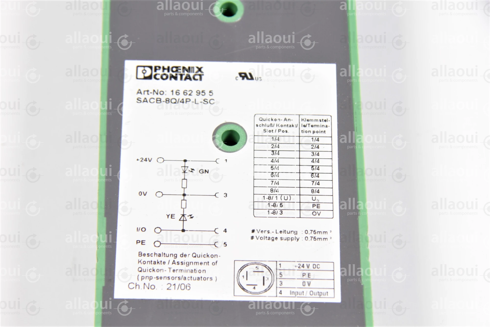 Phoenix Contact Sensor SACB-8Q/4P-L-SC Phoenix Contact Sensor SACB-8Q/4P-L-SC