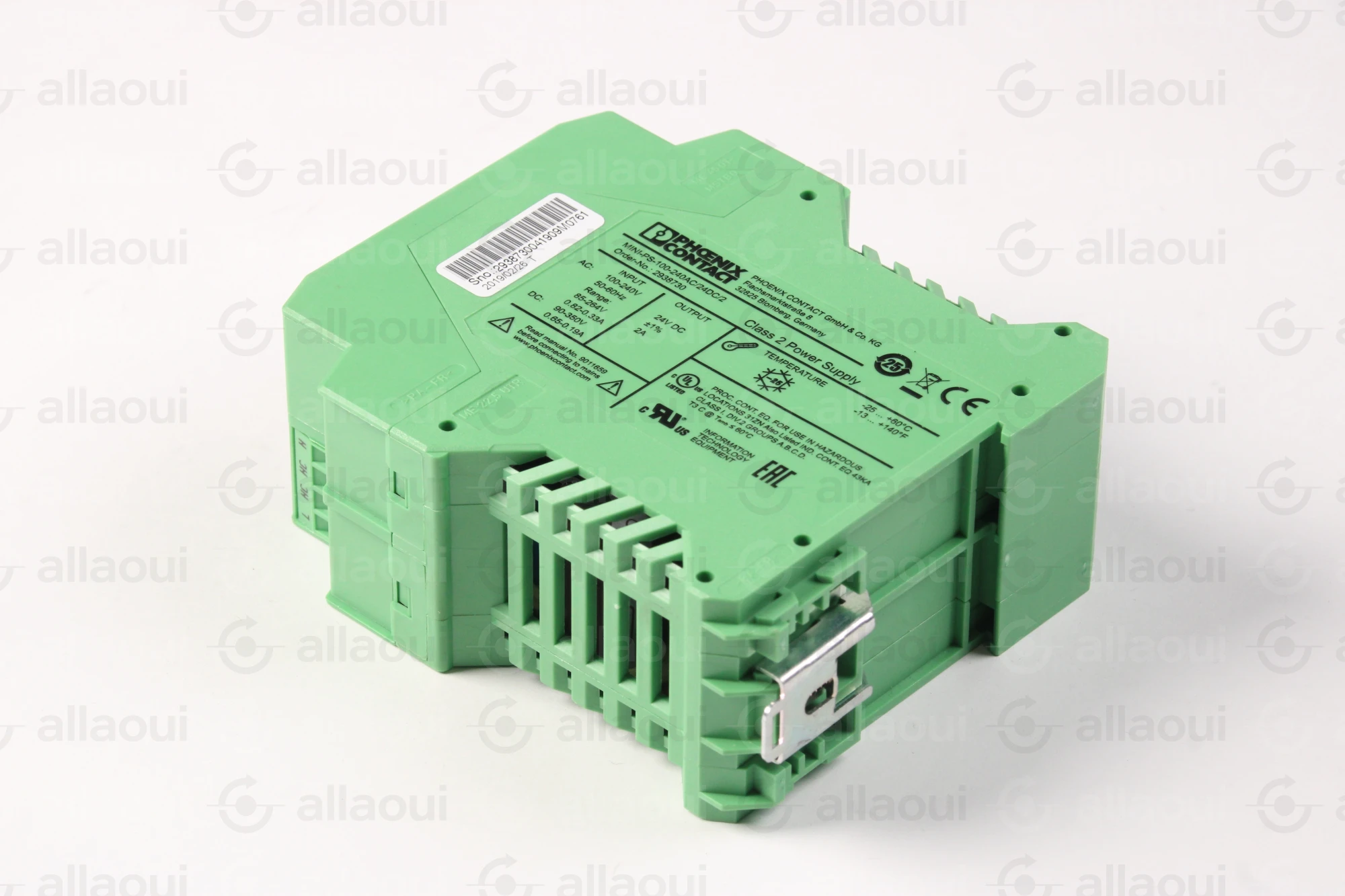 Phoenix Contact Power Supply MINI-PS-100-240AC/24DC/2 Phoenix Contact Power Supply MINI-PS-100-240AC/24DC/2