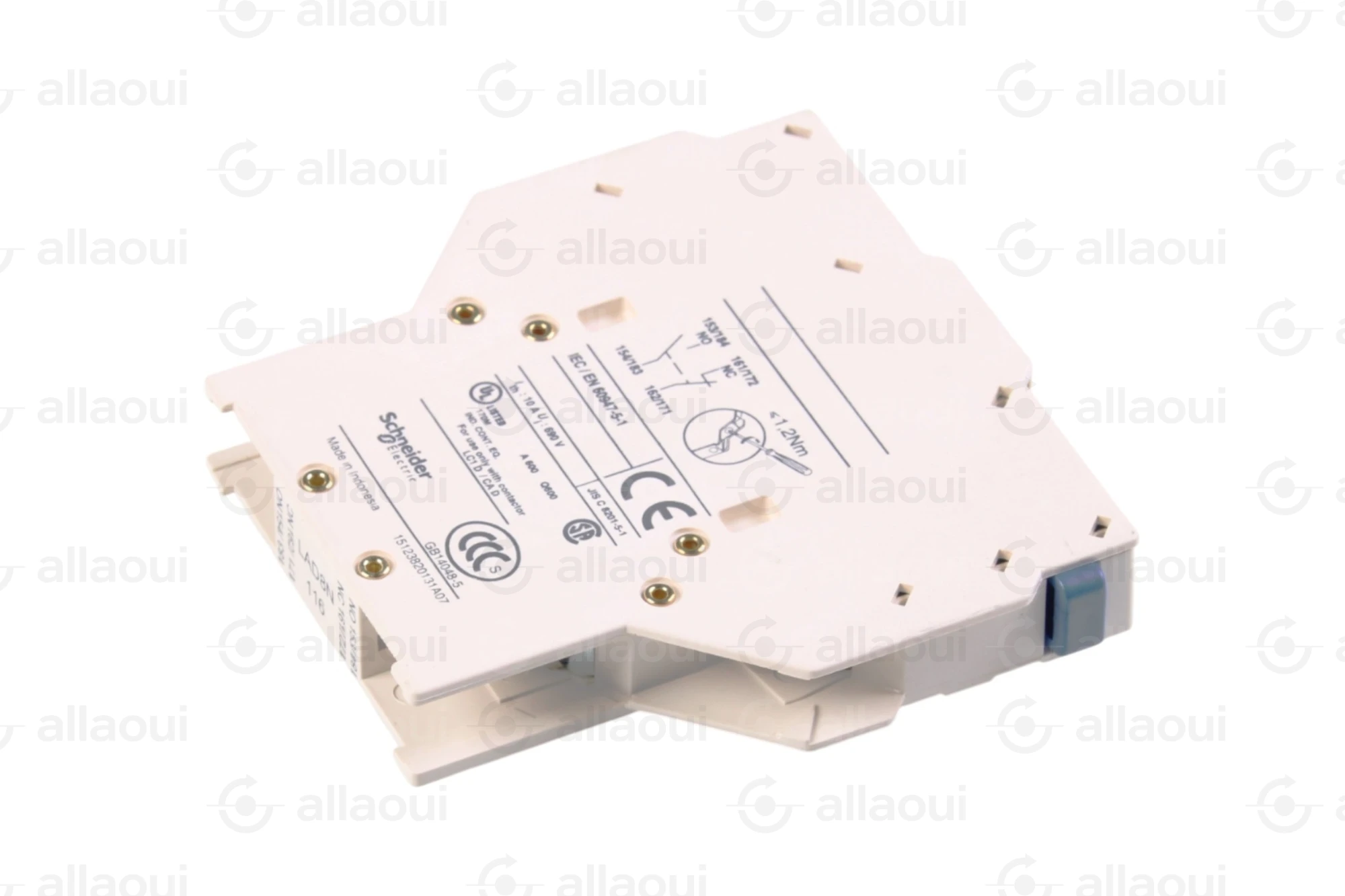 Schneider Electric Lateral Auxiliary Contact Block LAD8N116