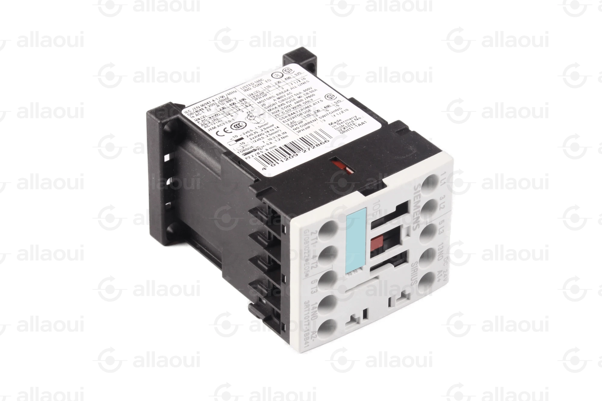 Siemens Contactor 3RT1017-1BB41