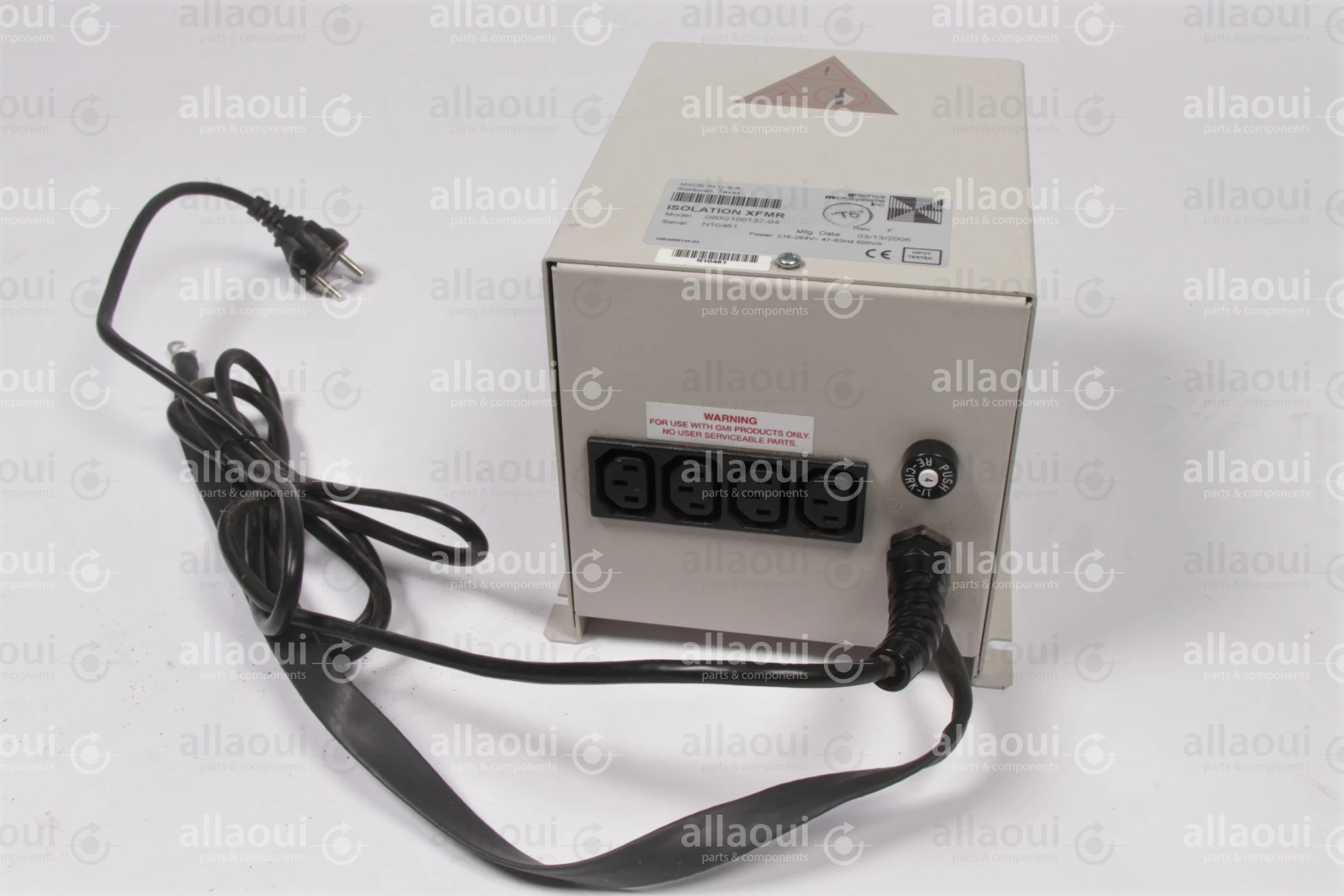 GMI Graphics Microsystems Transformer Isolation XFMR 090G100137-04 GMI Graphics Microsystems Transformer Isolation XFMR 090G100137-04