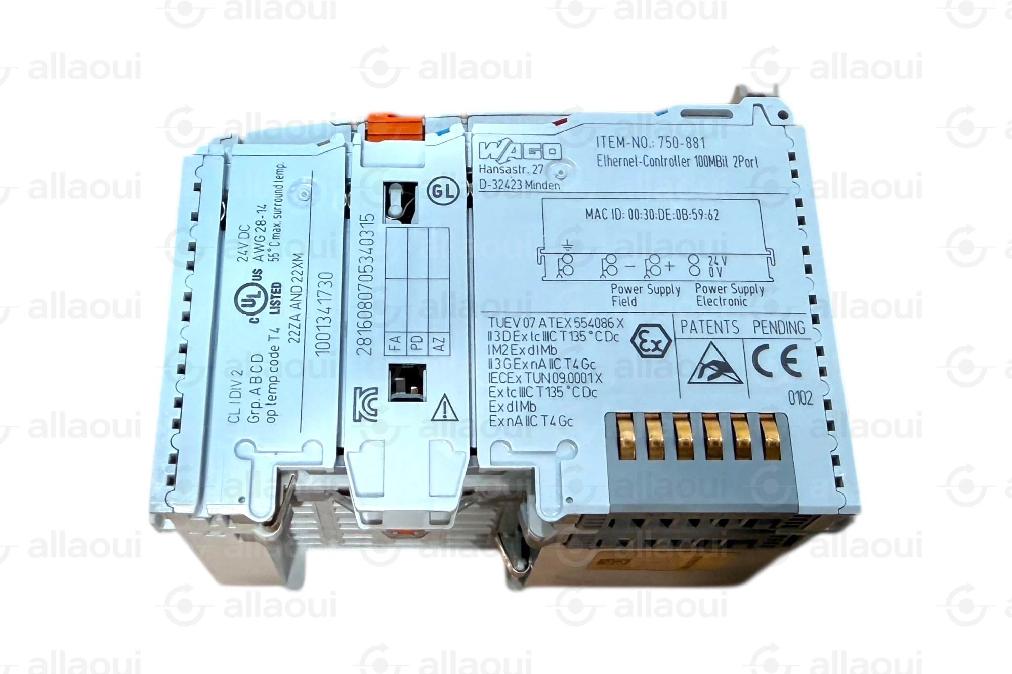 Wago Ethernet Controller 3rd Generation 750-881 Wago Ethernet Controller 3rd Generation 750-881