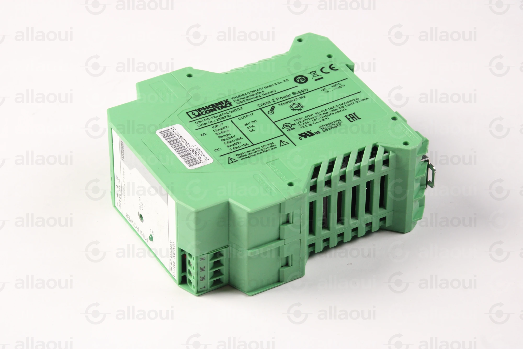 Phoenix Contact Power Supply MINI-PS-100-240AC/24DC/2 Phoenix Contact Power Supply MINI-PS-100-240AC/24DC/2